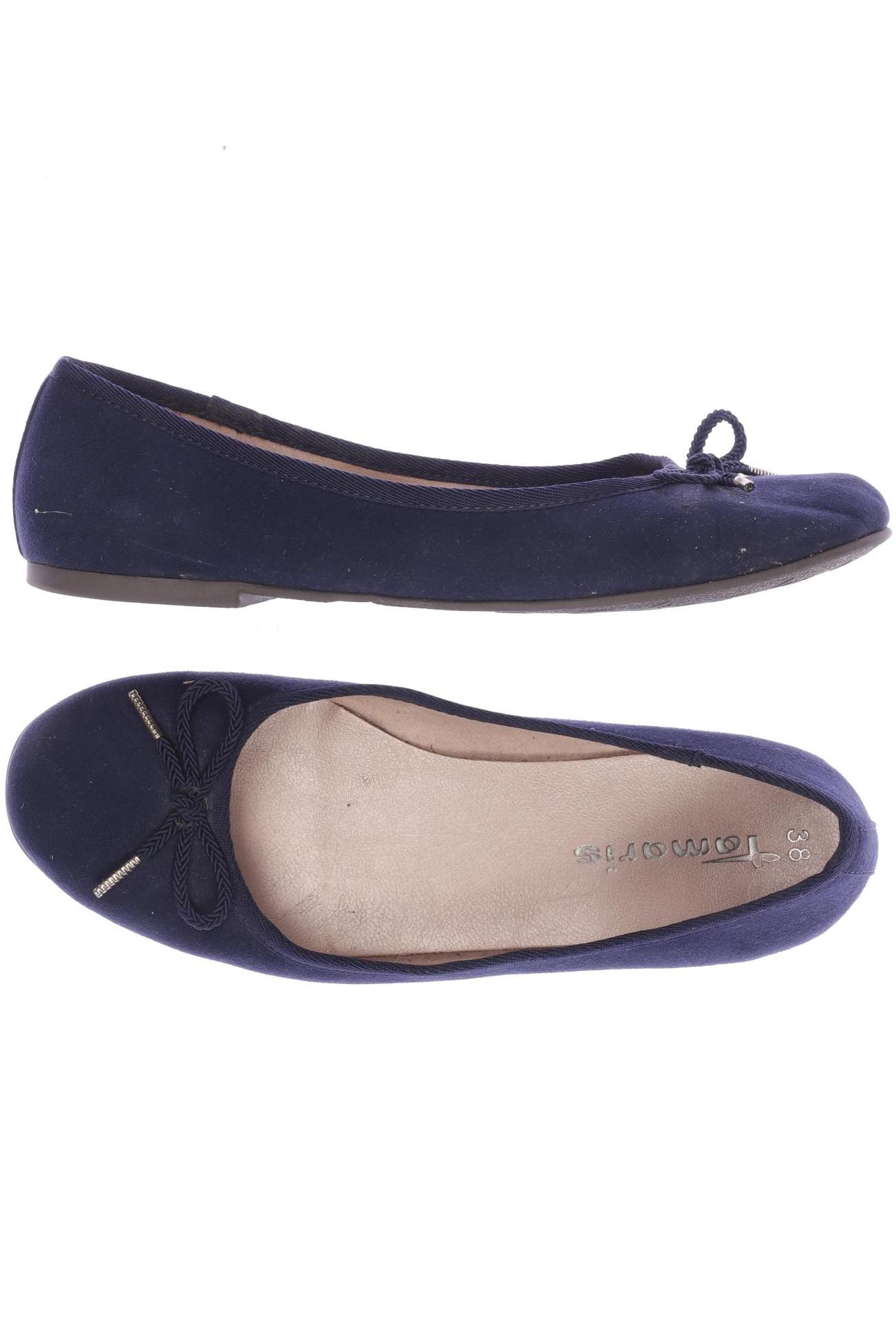 

Tamaris Damen Ballerinas, marineblau, Gr. 38