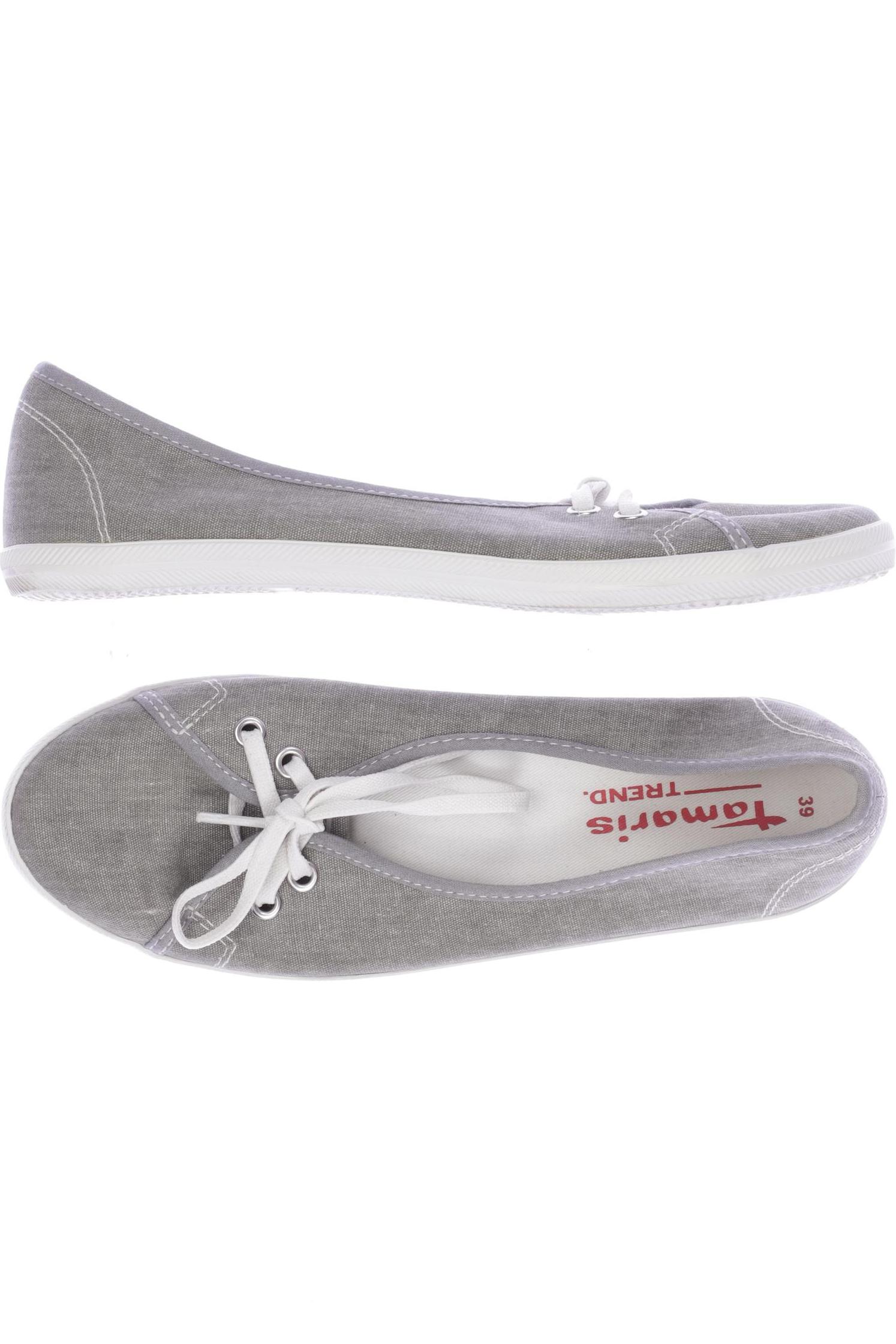 

Tamaris Damen Ballerinas, grau, Gr. 39