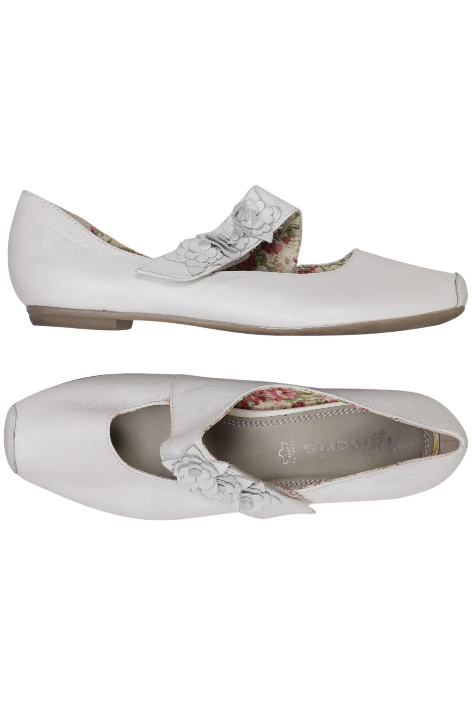 

Tamaris Damen Ballerinas, weiß, Gr. 40