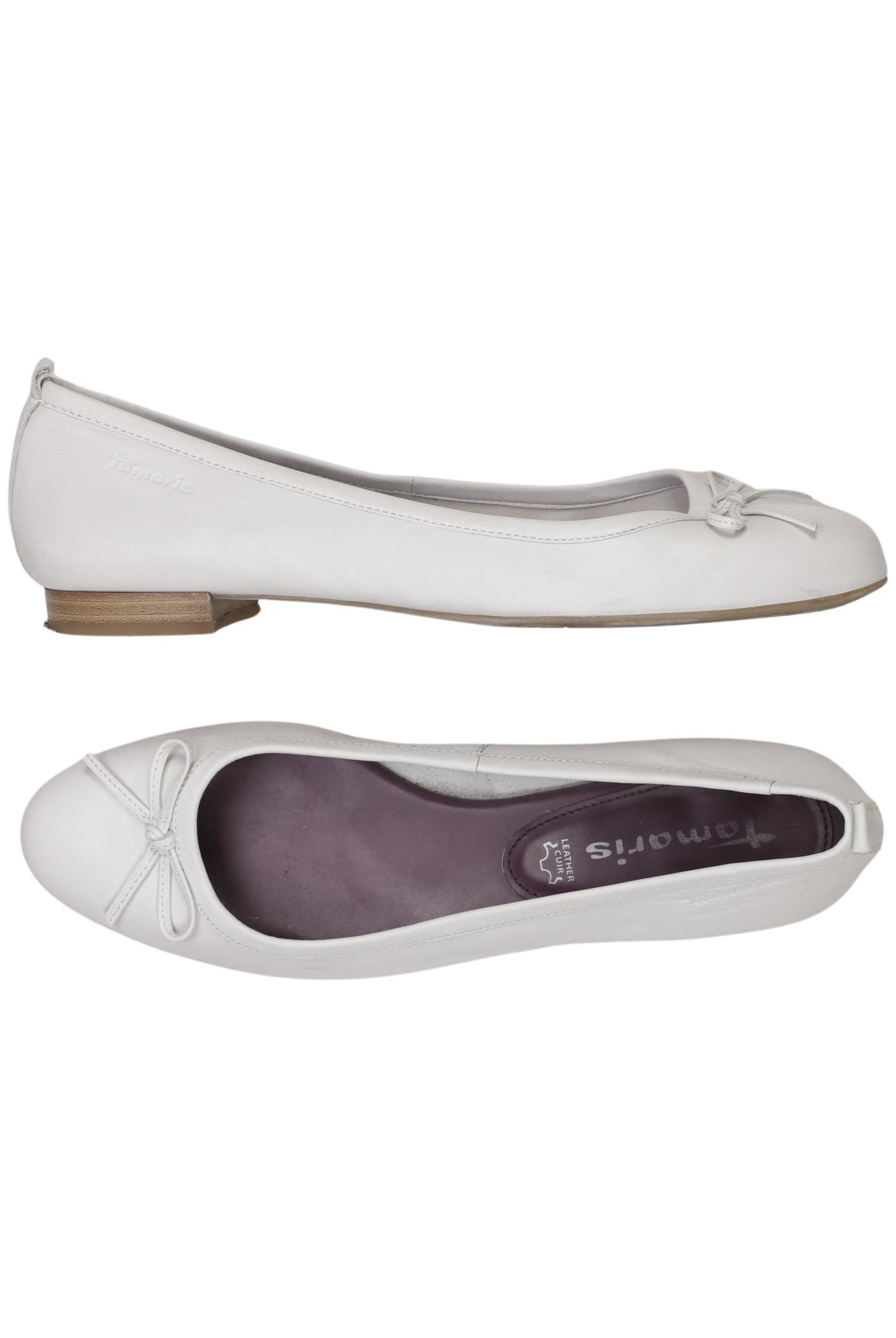 

Tamaris Damen Ballerinas, weiß, Gr. 39