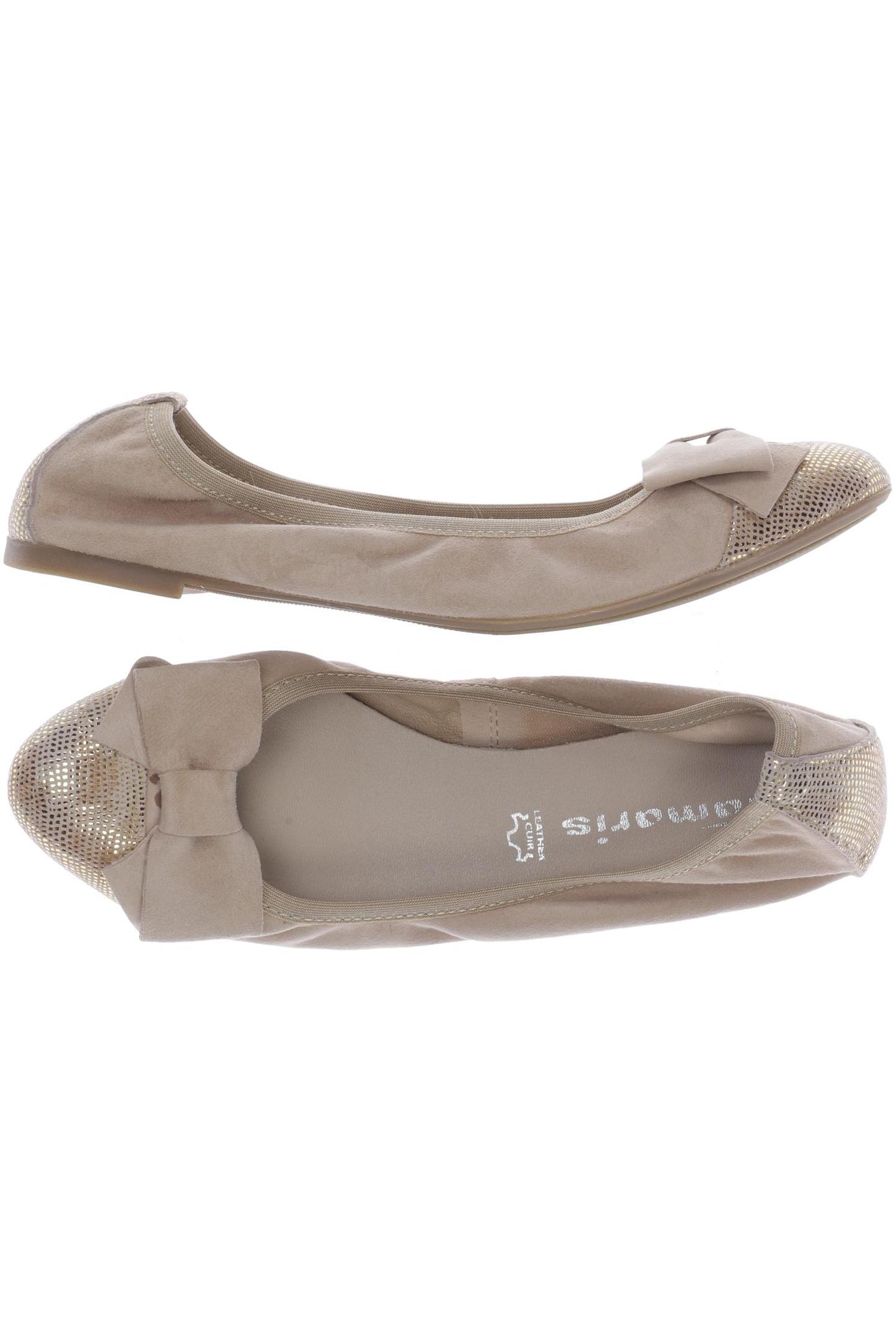 

Tamaris Damen Ballerinas, beige, Gr. 36