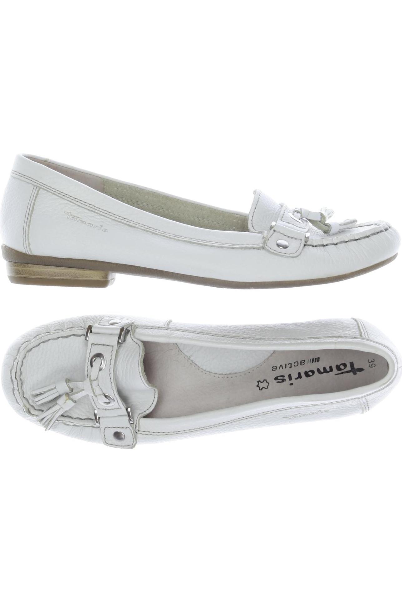 

Tamaris Damen Ballerinas, weiß, Gr. 39