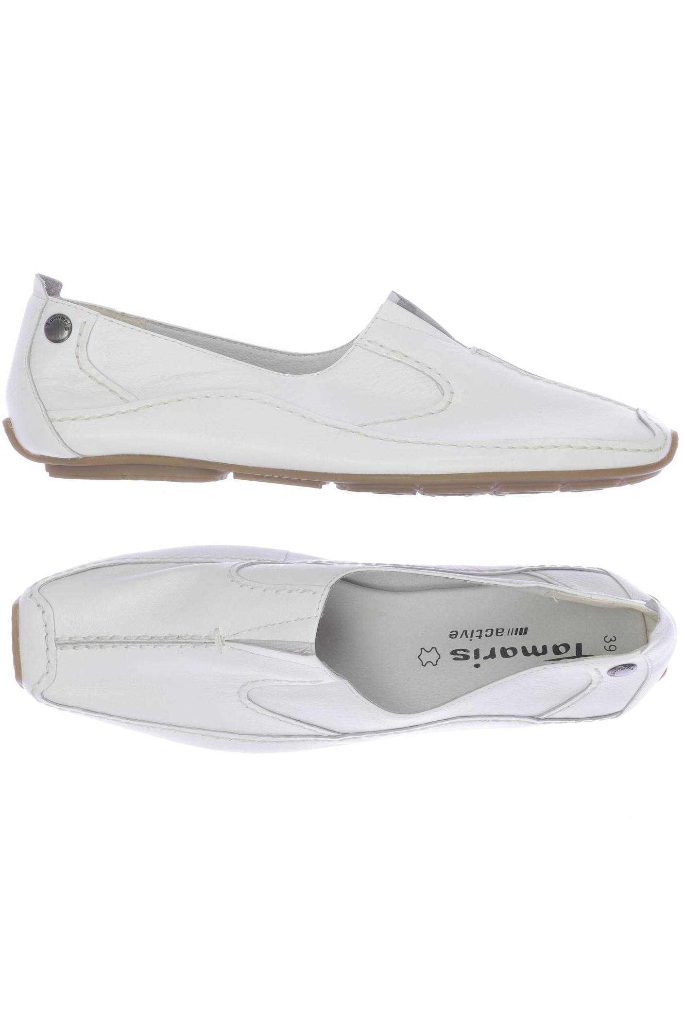 

Tamaris Damen Ballerinas, weiß, Gr. 39