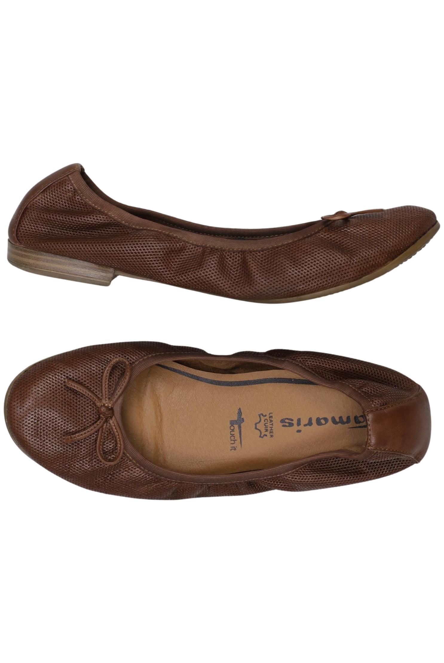 

Tamaris Damen Ballerinas, braun, Gr. 37