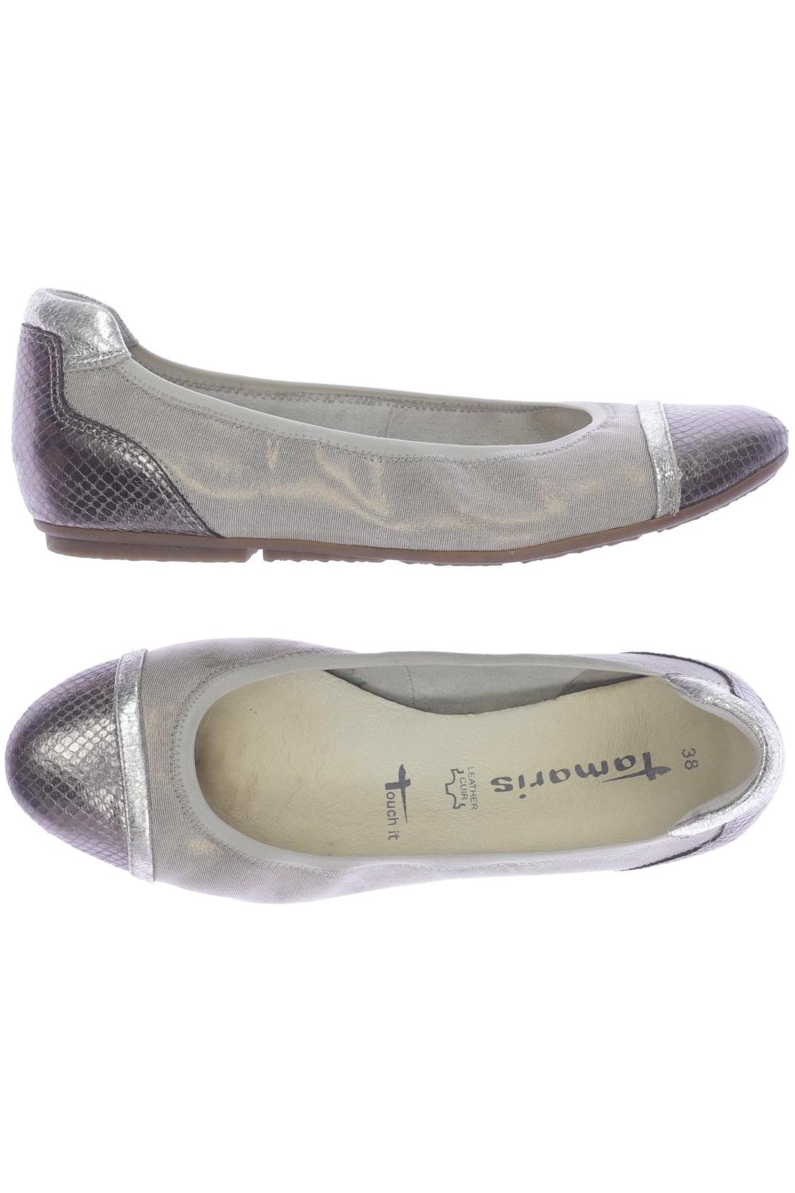 

Tamaris Damen Ballerinas, silber