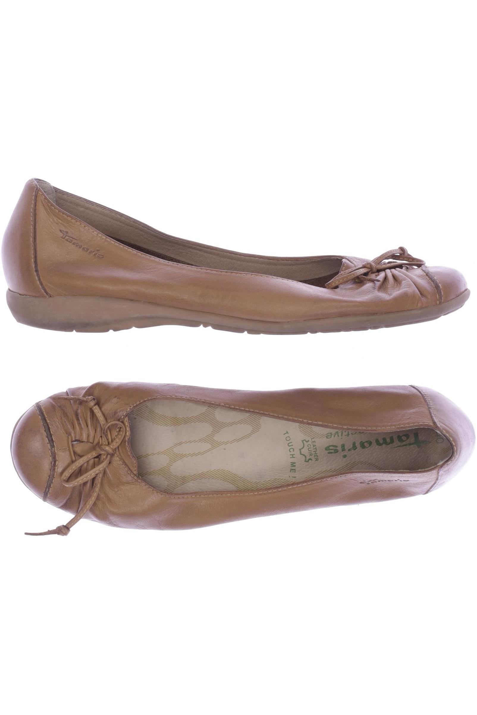 

Tamaris Damen Ballerinas, beige, Gr. 40