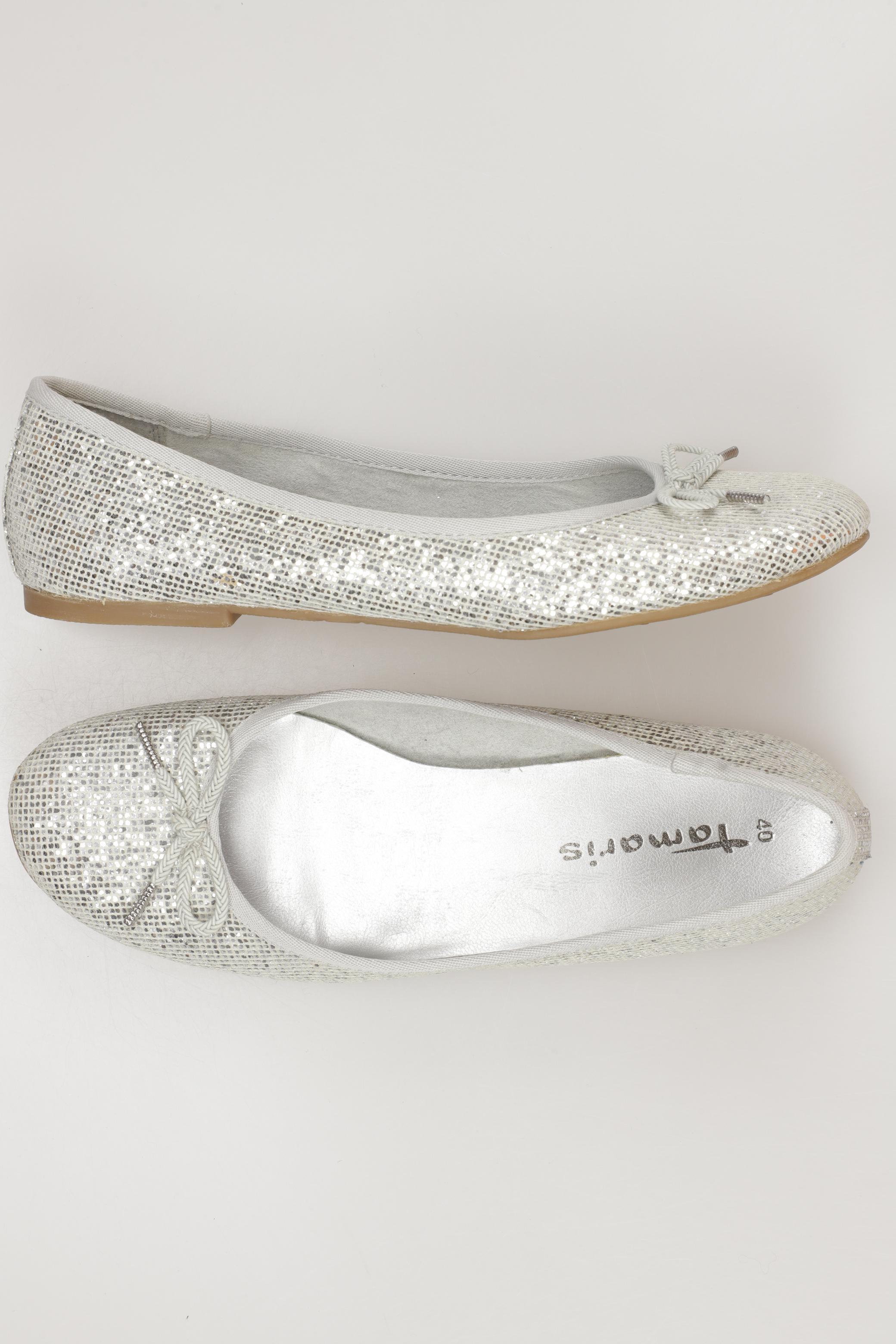 

Tamaris Damen Ballerinas, silber, Gr. 40