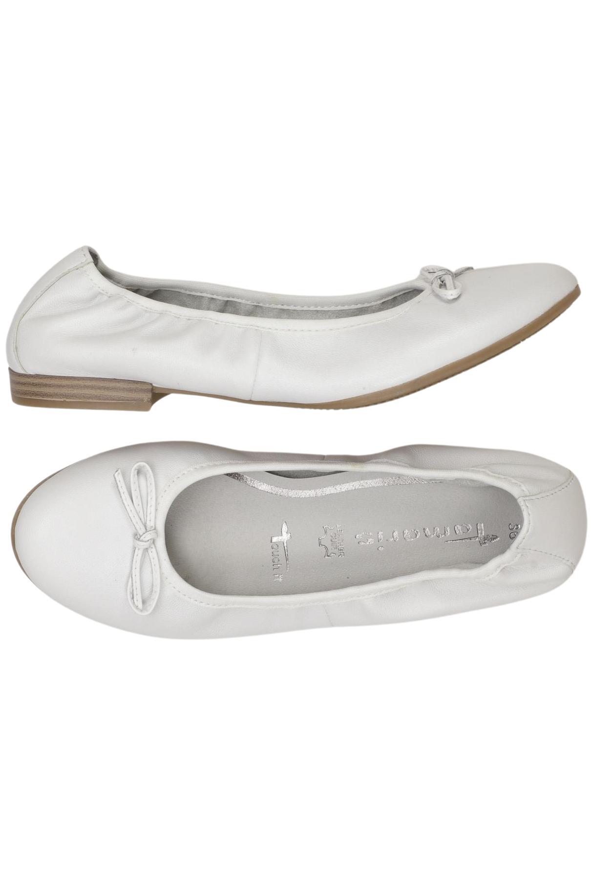 

Tamaris Damen Ballerinas, weiß, Gr. 36