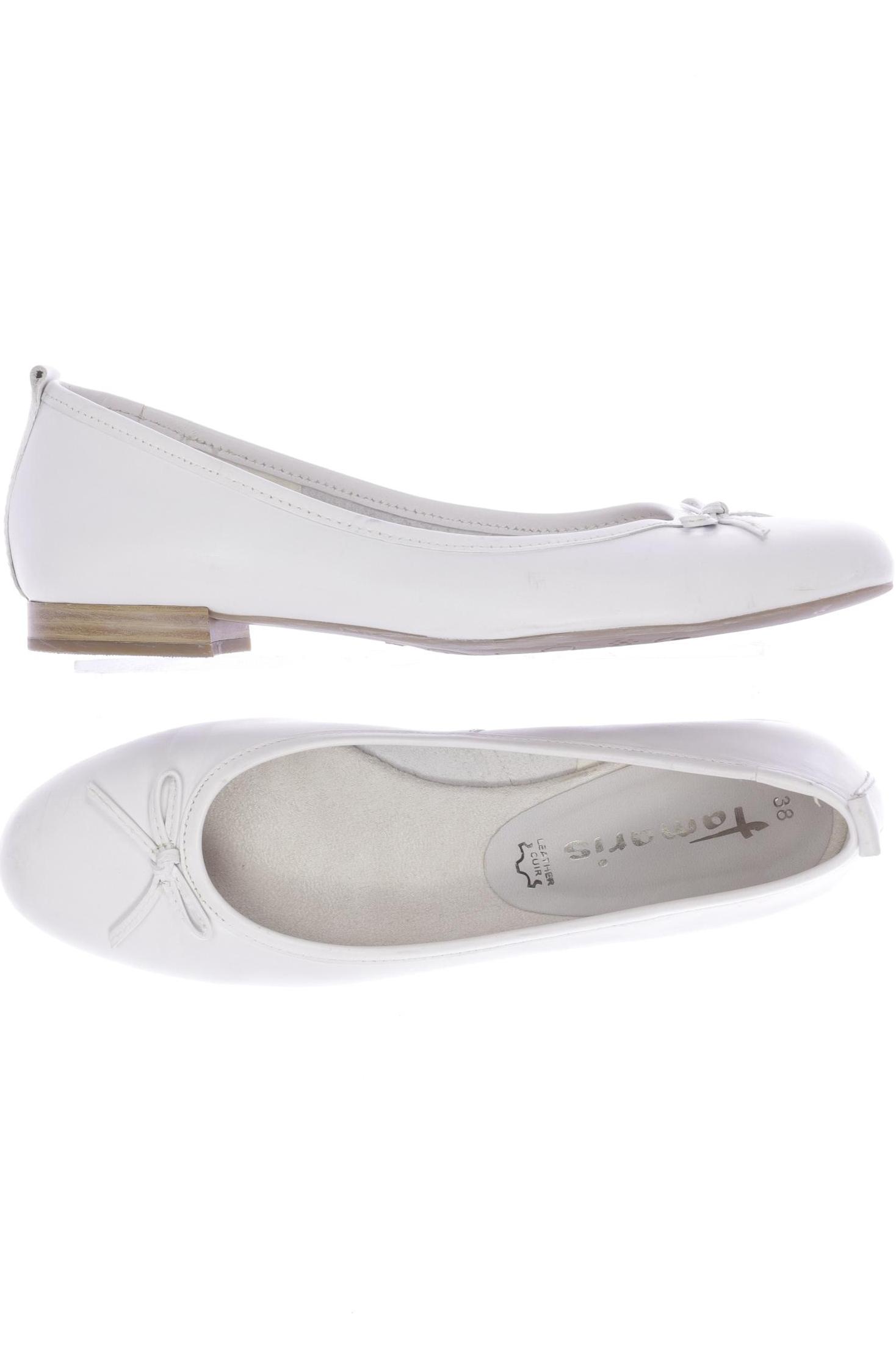 

Tamaris Damen Ballerinas, weiß
