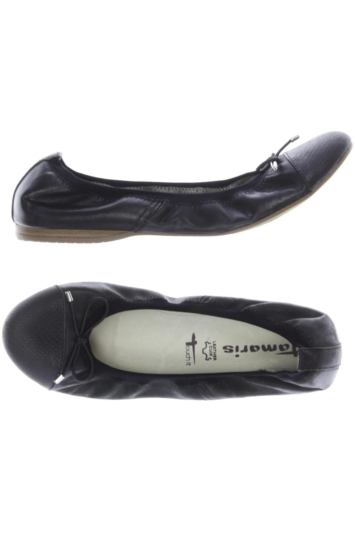 

Tamaris Damen Ballerinas, schwarz, Gr. 39