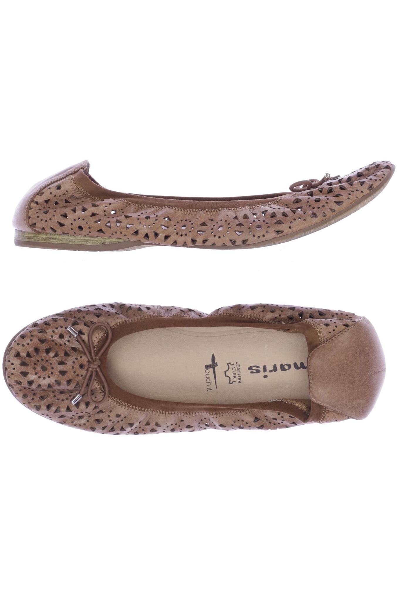 

Tamaris Damen Ballerinas, braun, Gr. 38