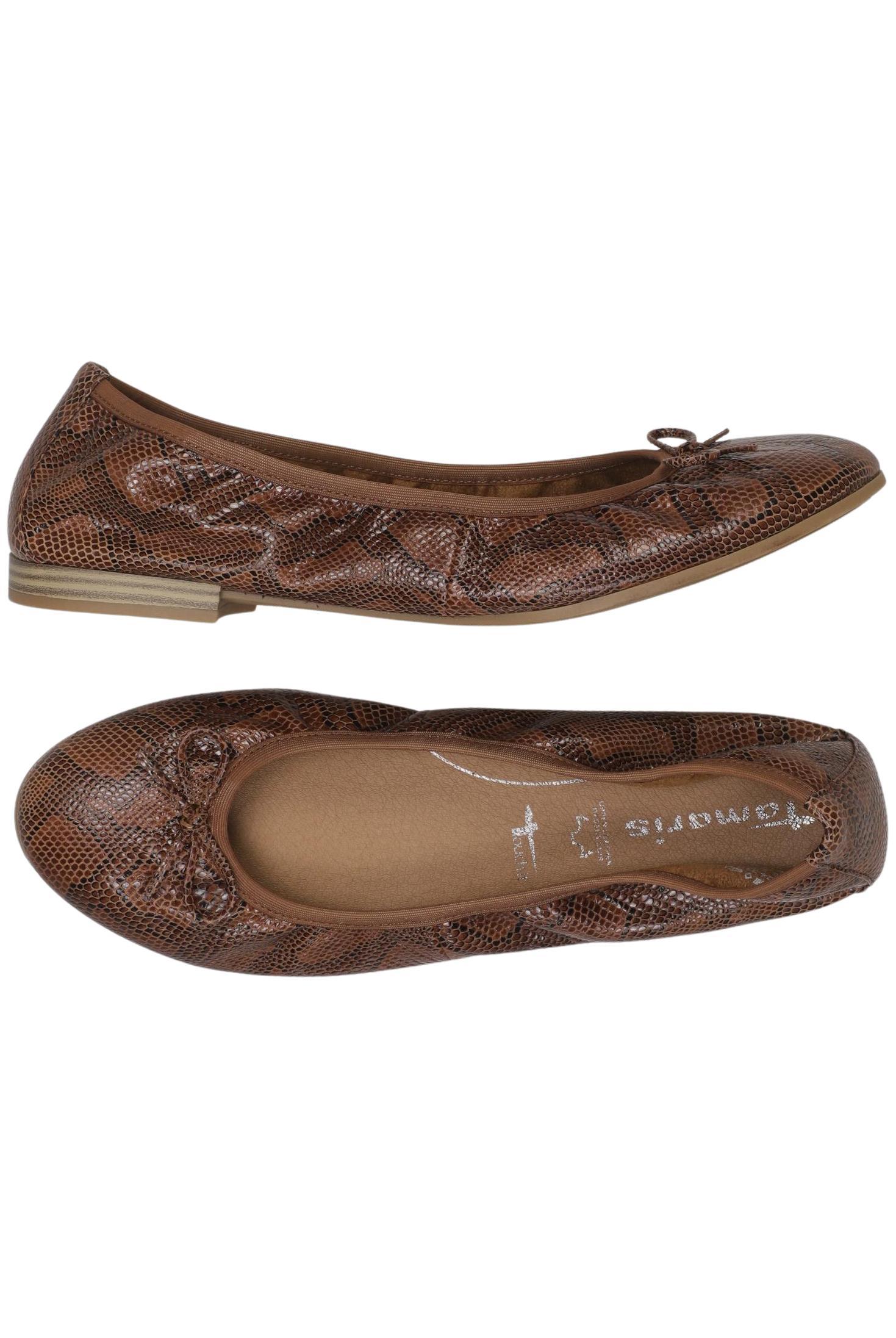 

Tamaris Damen Ballerinas, braun, Gr. 41