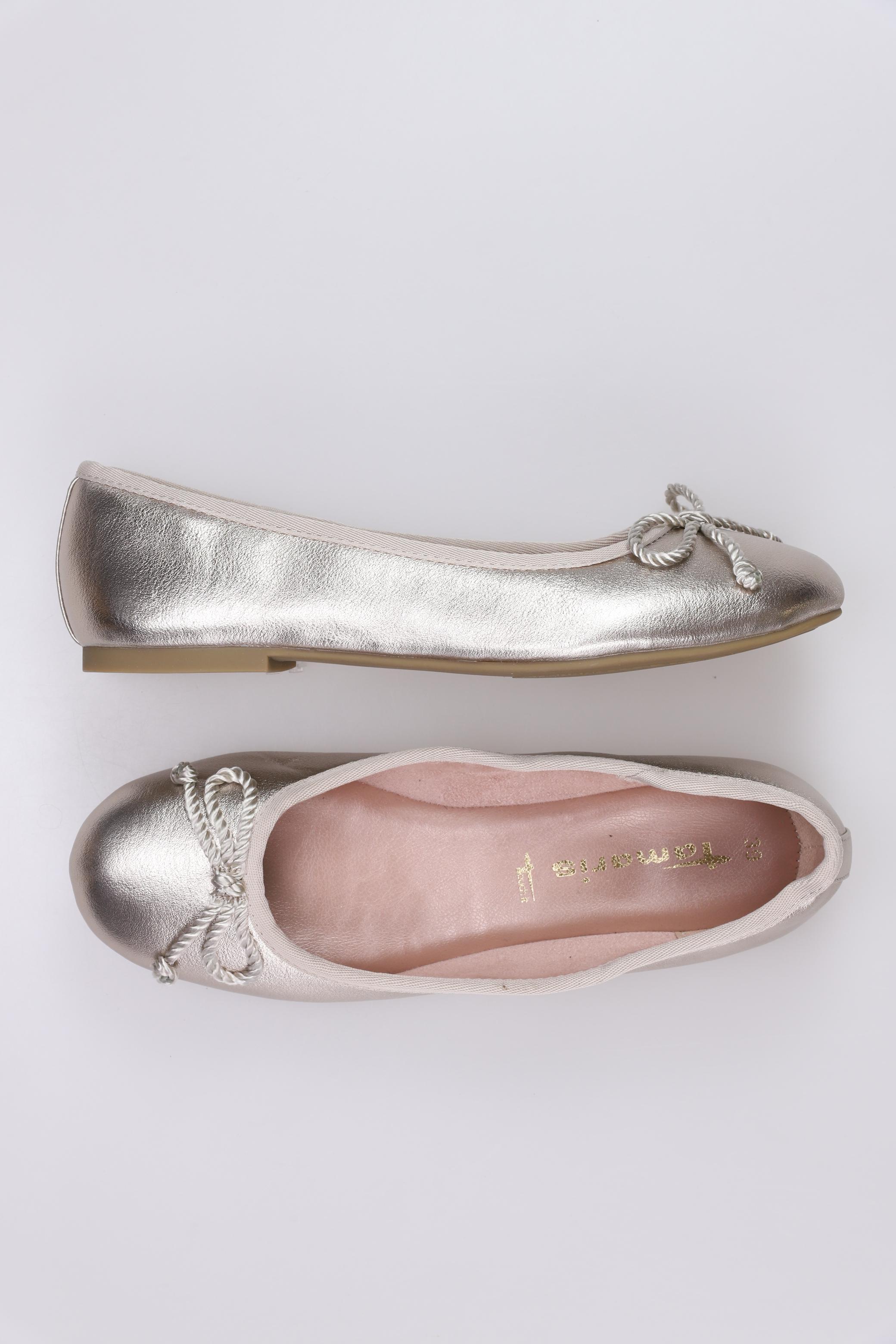 

Tamaris Damen Ballerinas, beige, Gr. 39