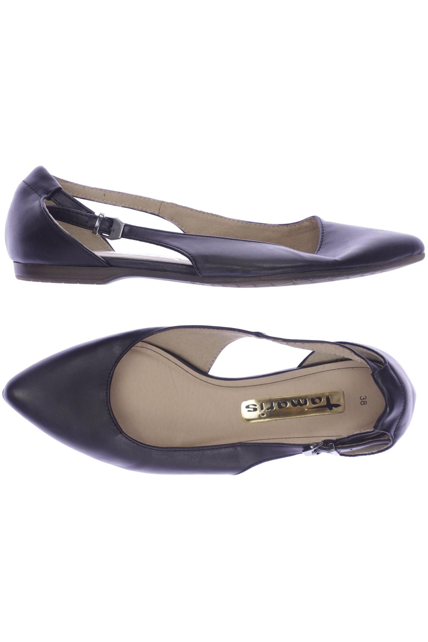 

Tamaris Damen Ballerinas, schwarz, Gr. 38