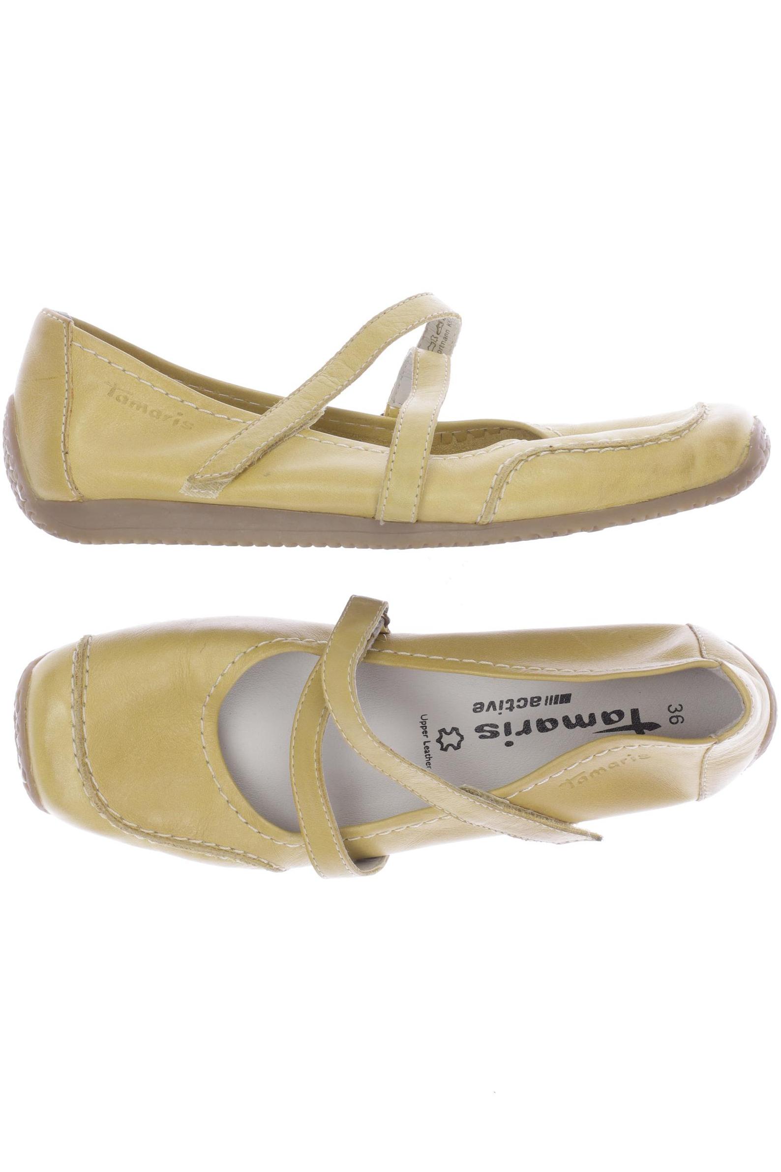 

Tamaris Damen Ballerinas, gelb