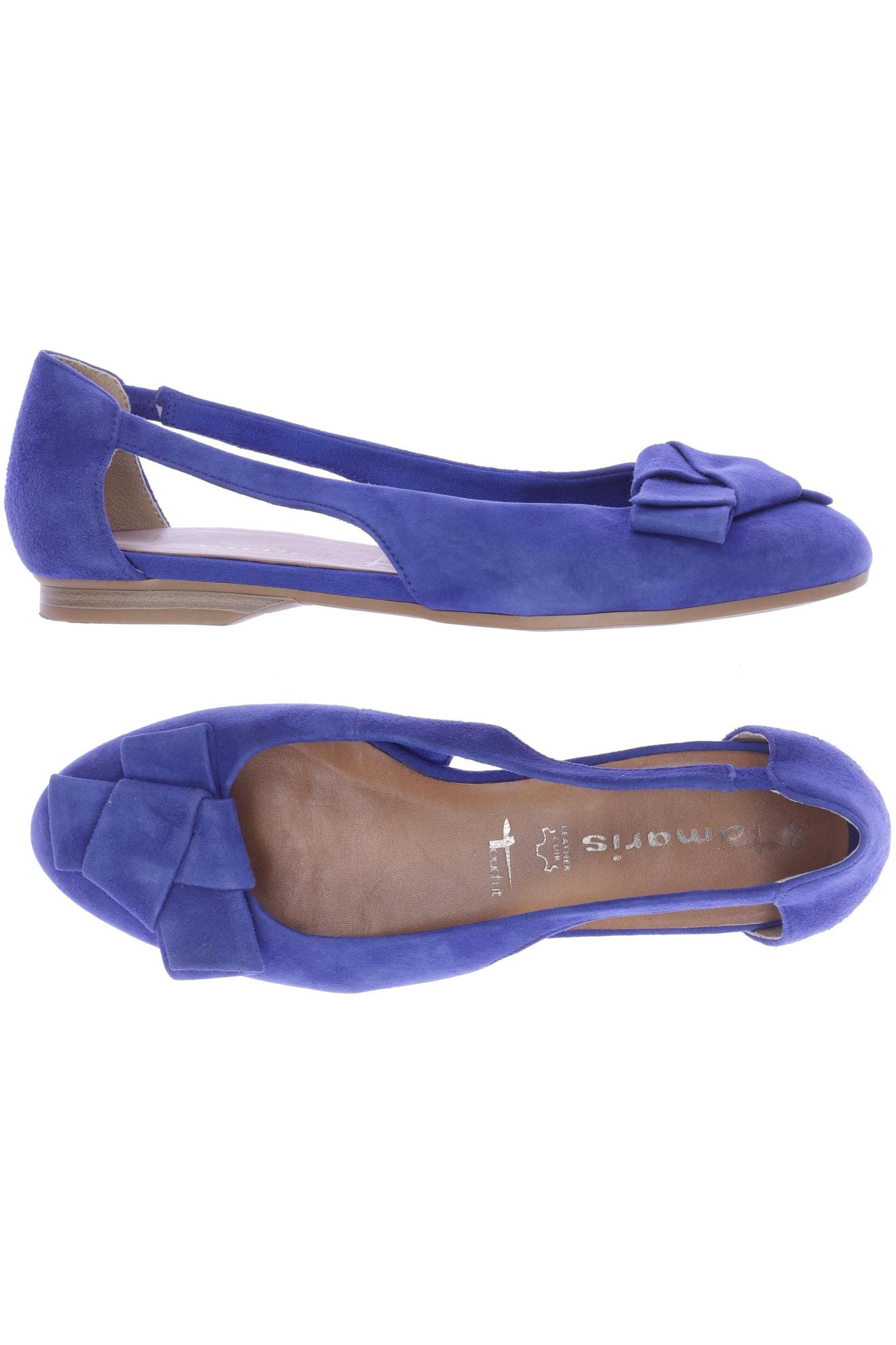 

Tamaris Damen Ballerinas, blau, Gr. 38