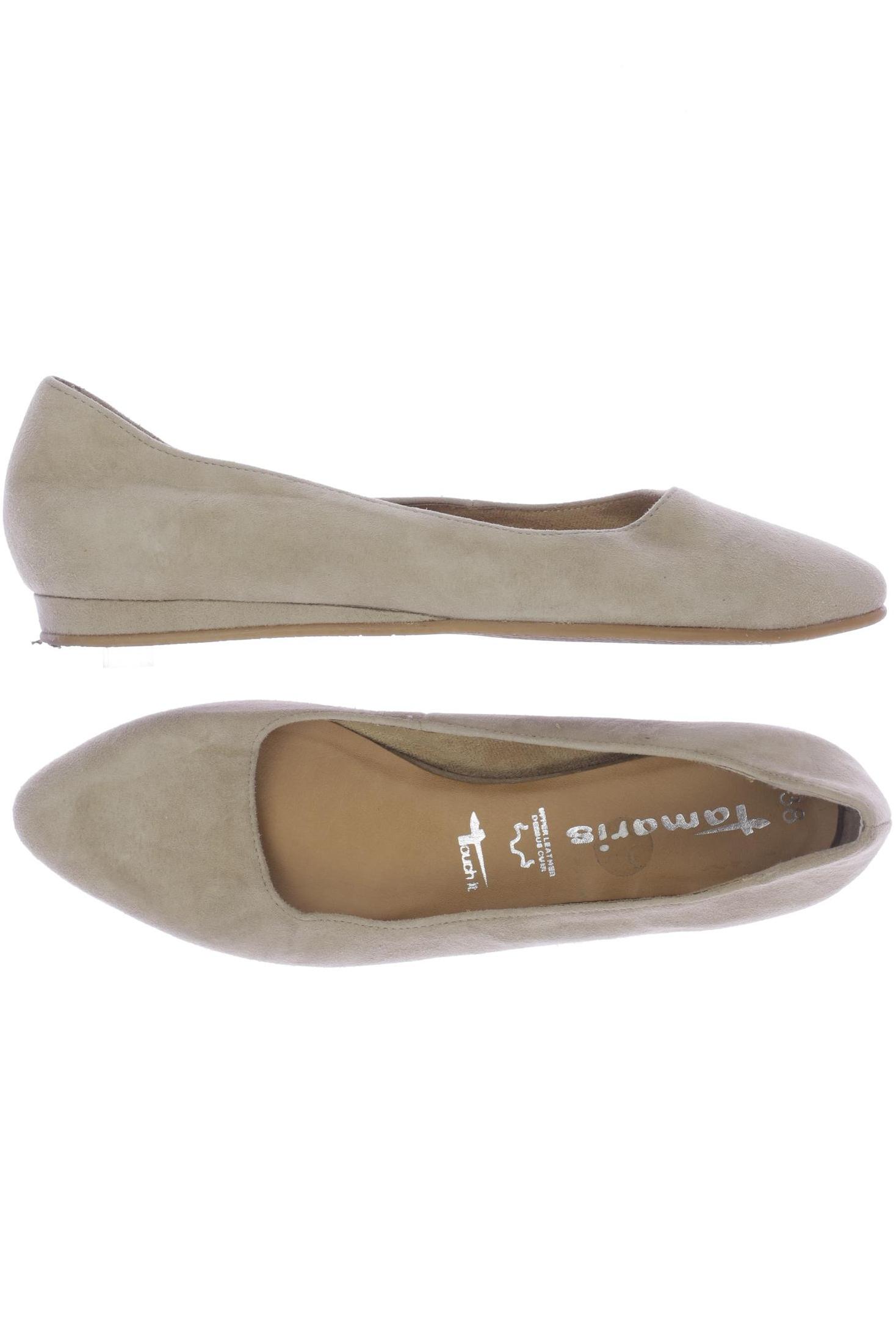 

Tamaris Damen Ballerinas, beige, Gr. 38
