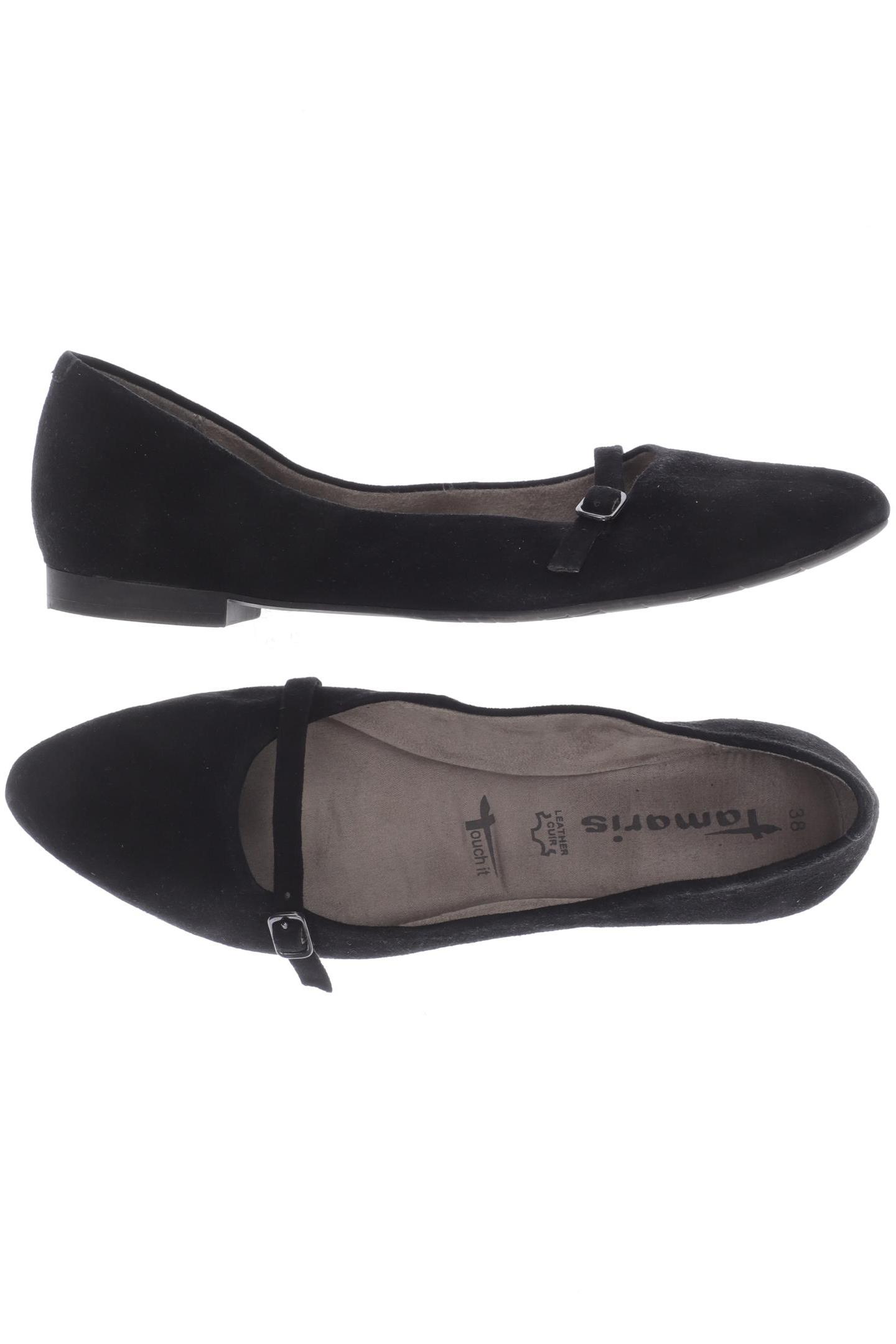 

Tamaris Damen Ballerinas, schwarz, Gr. 38