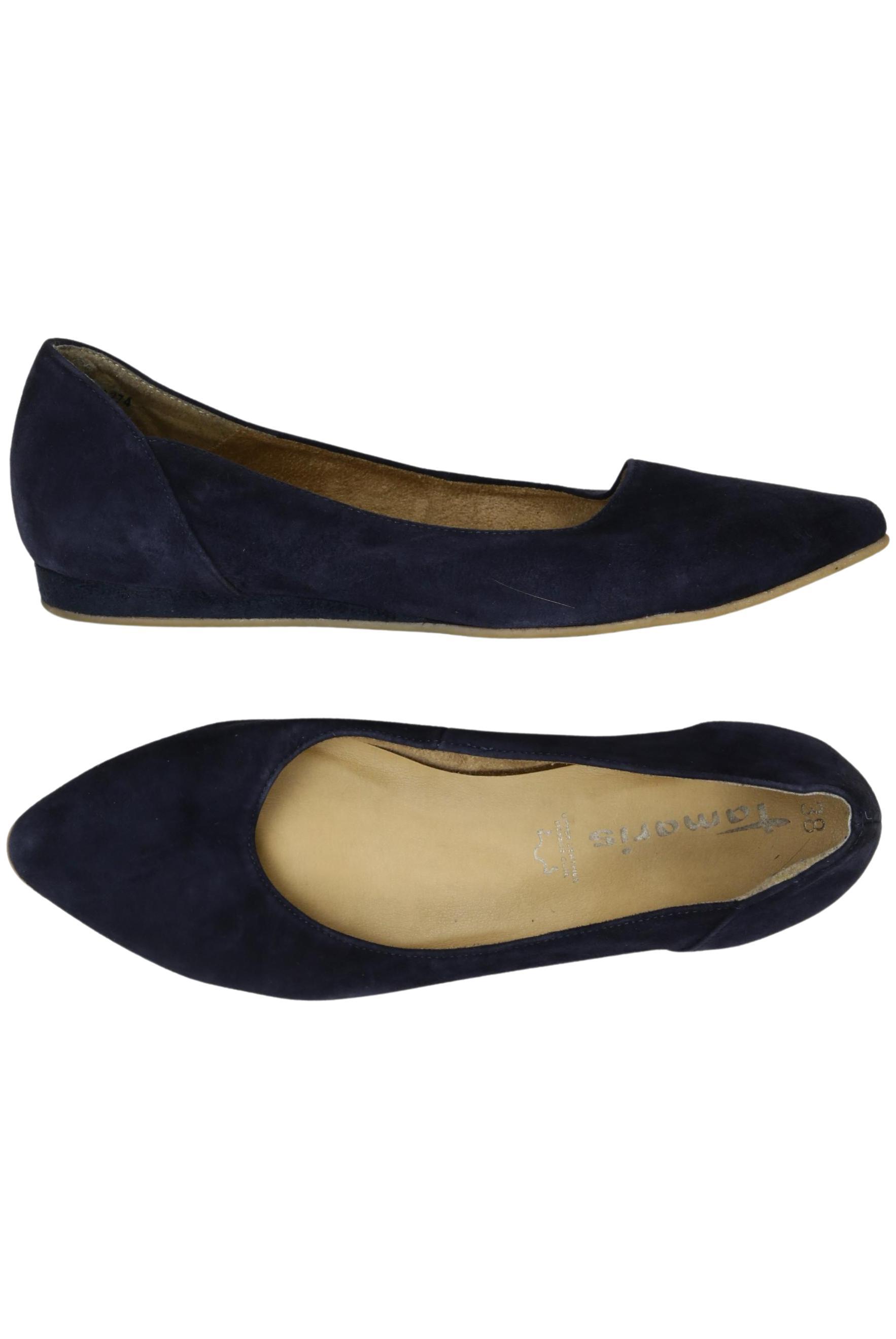 

Tamaris Damen Ballerinas, marineblau, Gr. 38