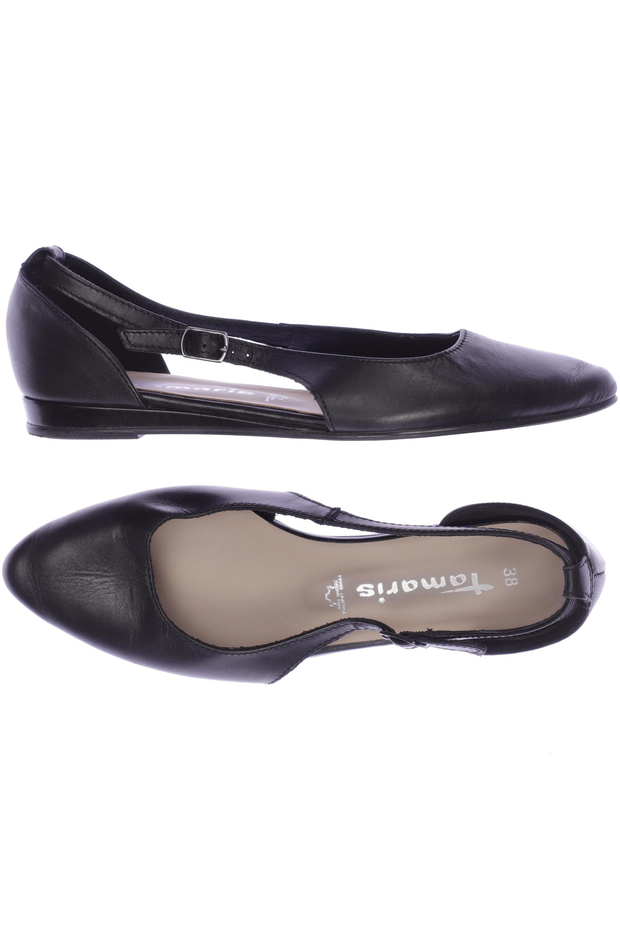 

Tamaris Damen Ballerinas, schwarz, Gr. 38