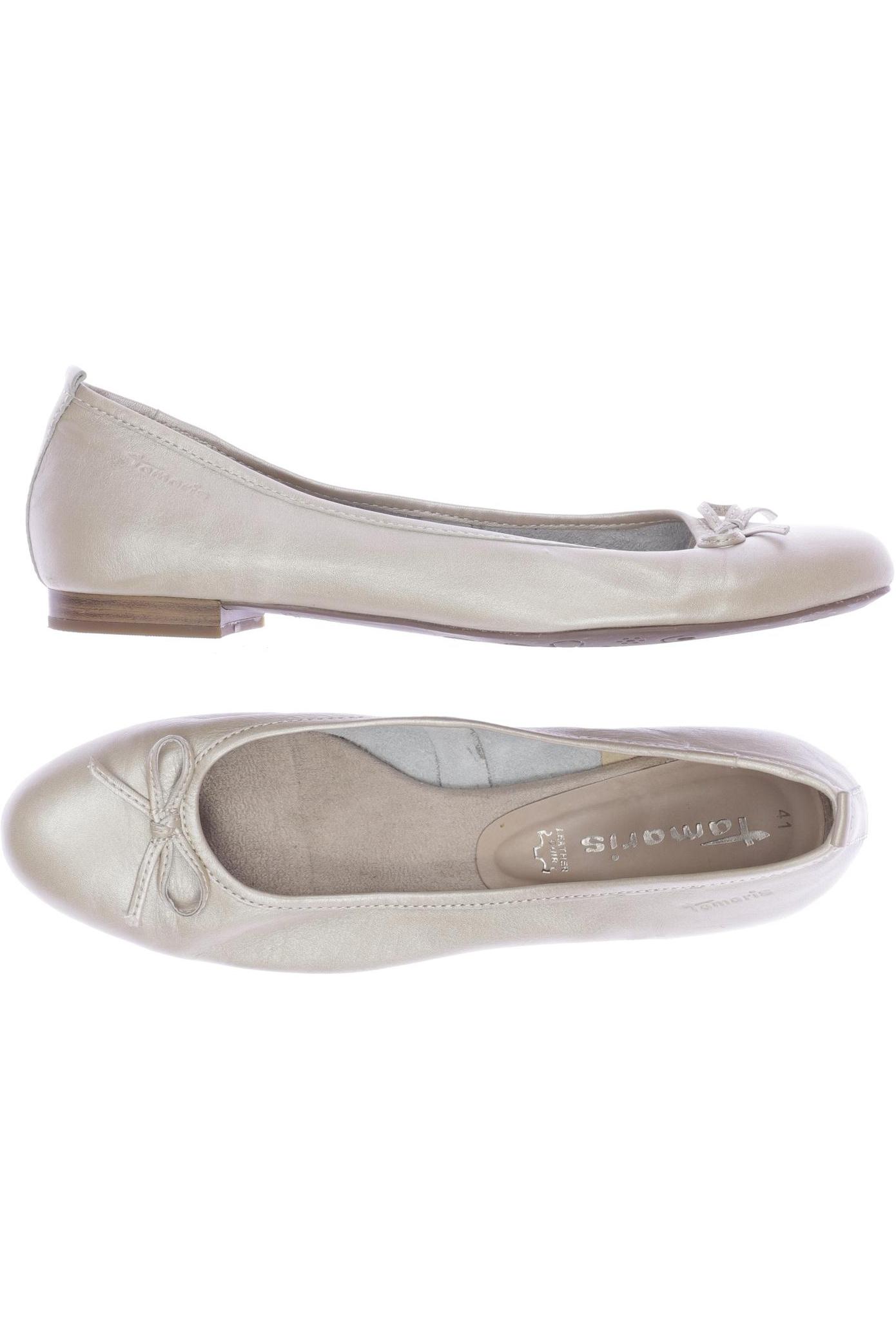 

Tamaris Damen Ballerinas, cremeweiß, Gr. 41