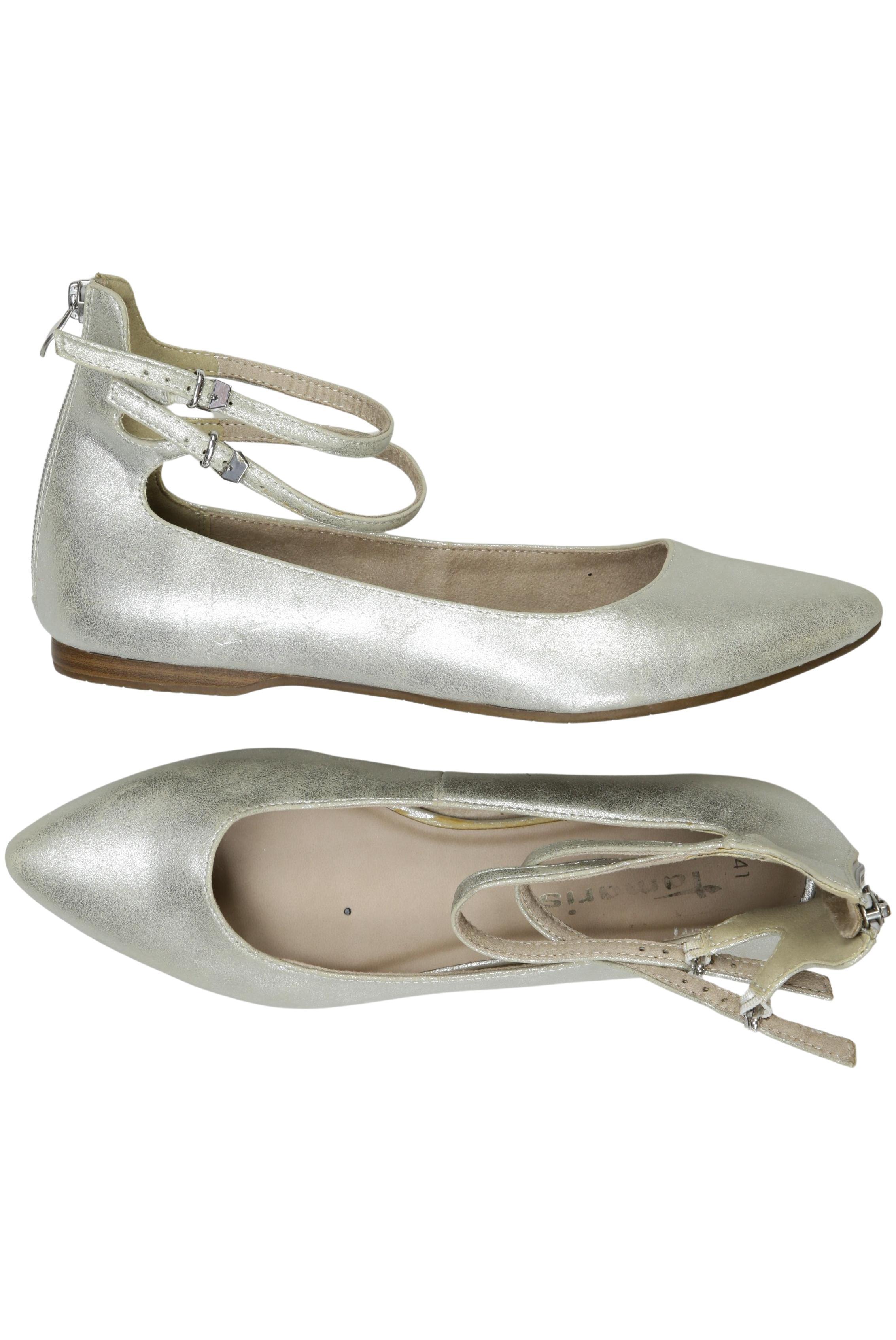 

Tamaris Damen Ballerinas, silber, Gr. 41