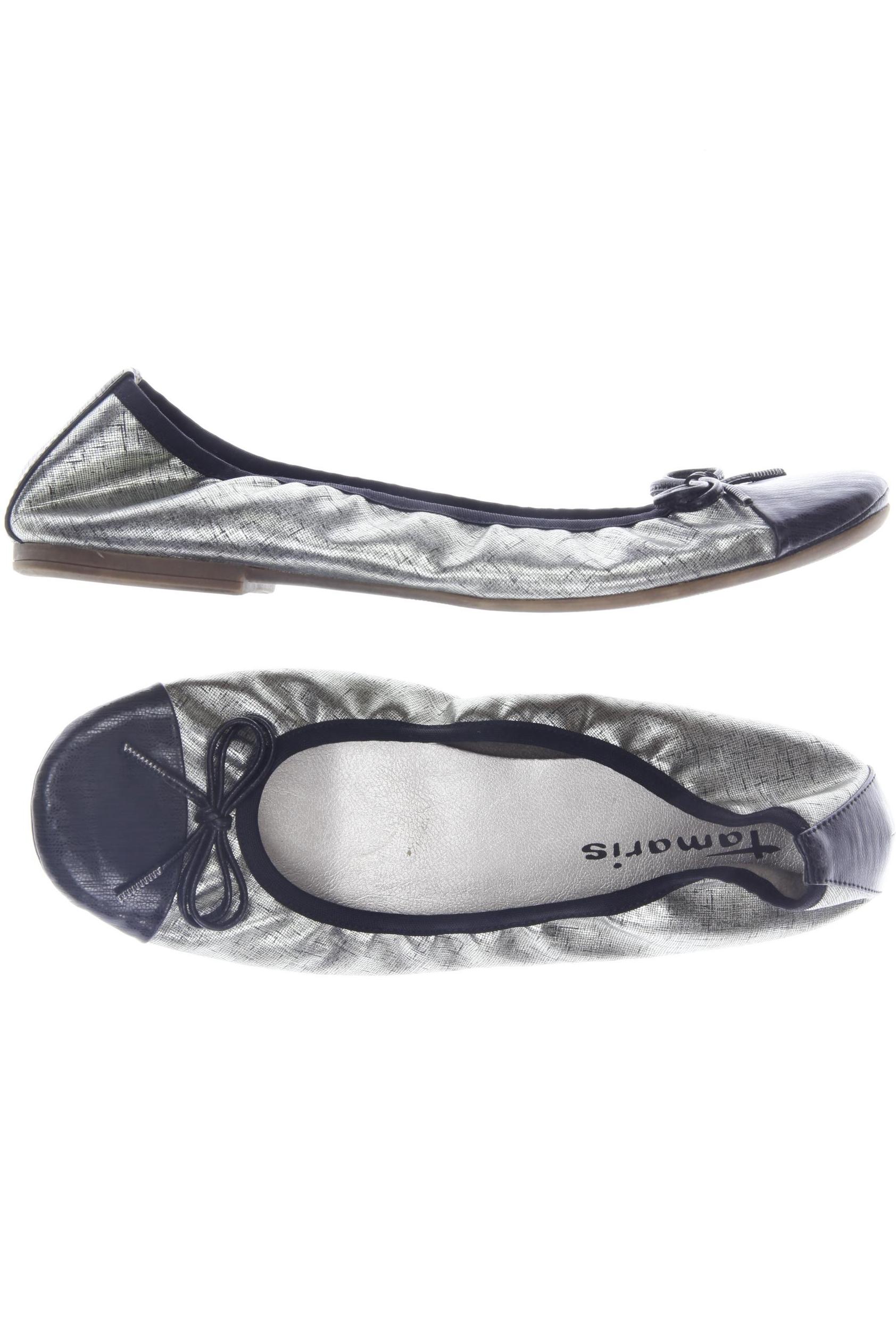 

Tamaris Damen Ballerinas, grau, Gr. 40