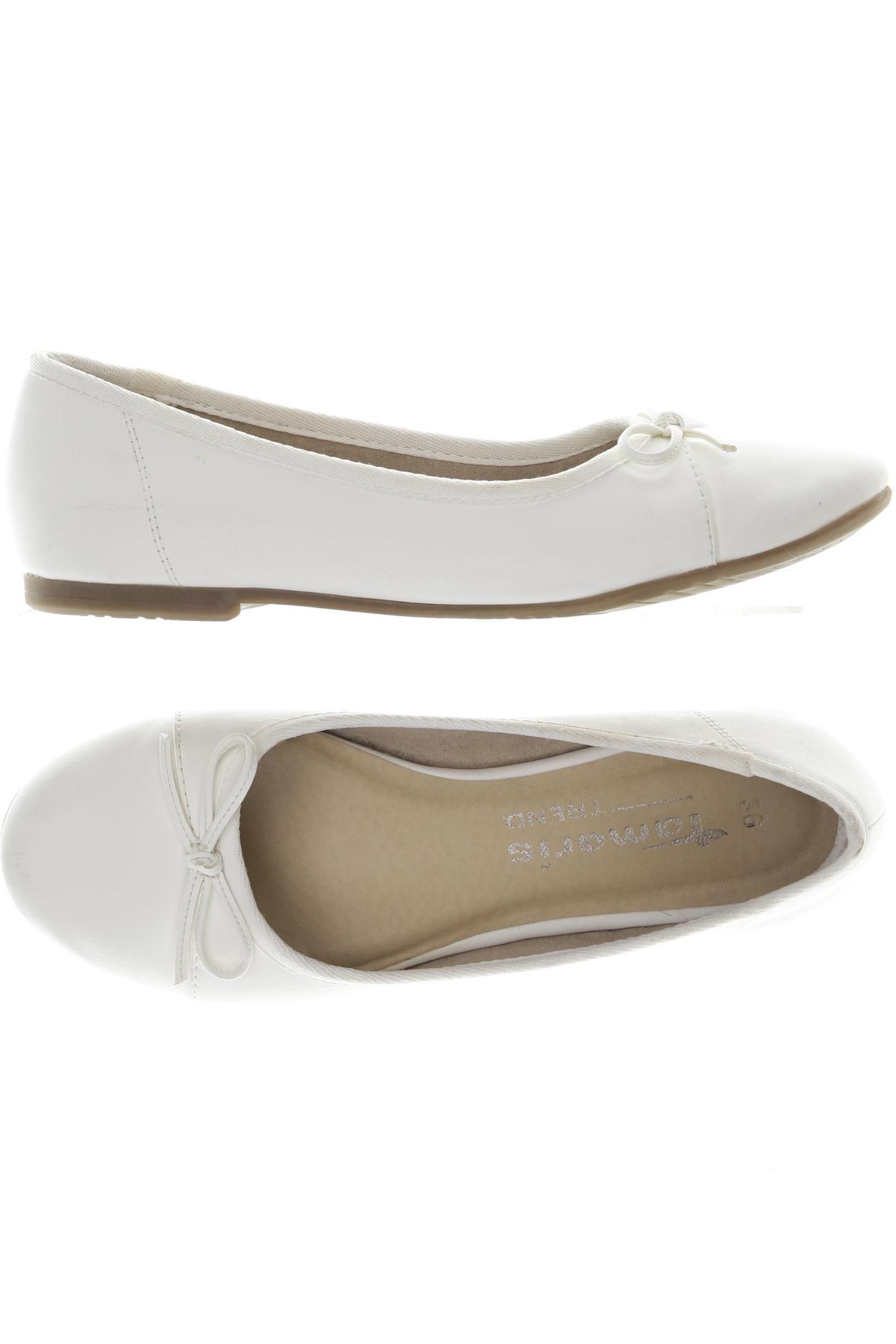 

Tamaris Damen Ballerinas, weiß, Gr. 36