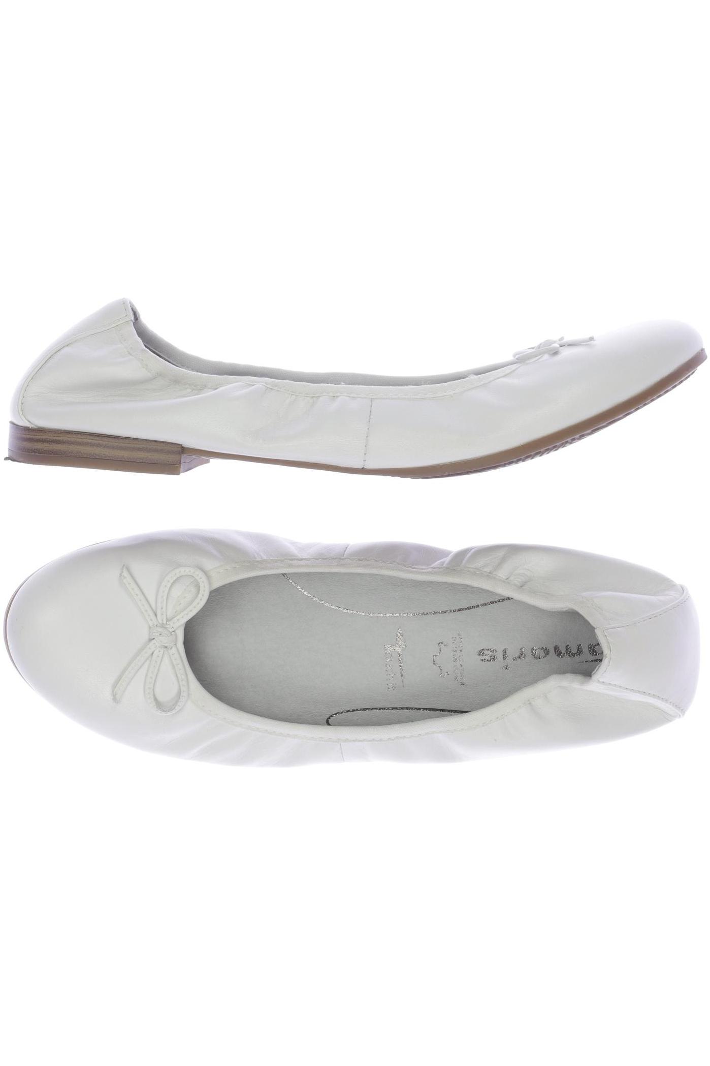 

Tamaris Damen Ballerinas, weiß