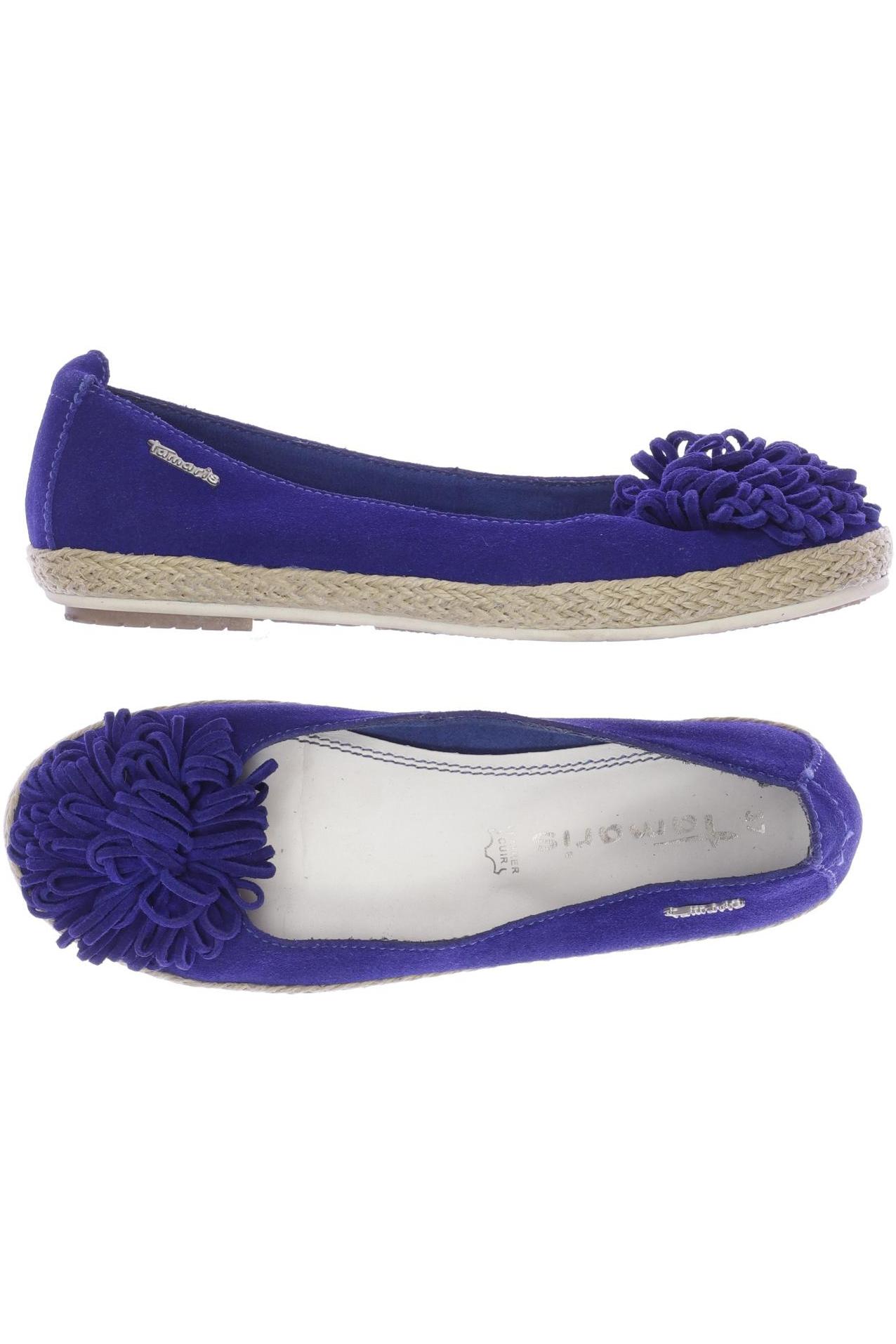 

Tamaris Damen Ballerinas, blau, Gr. 37
