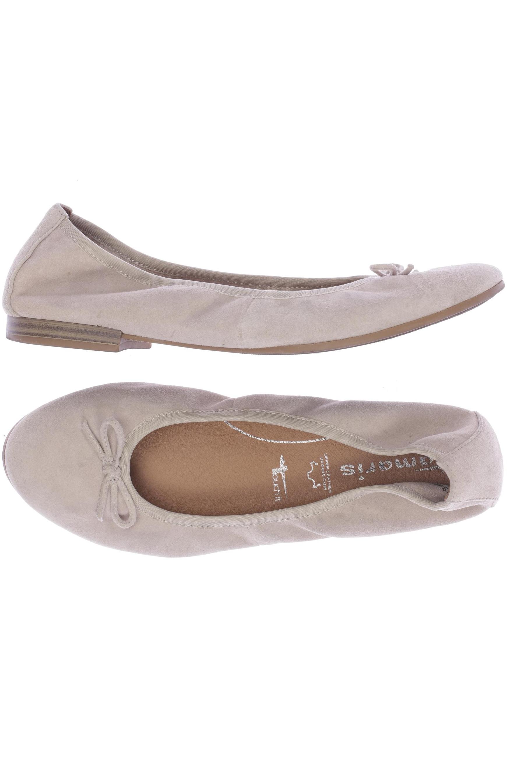 

Tamaris Damen Ballerinas, cremeweiß, Gr. 39