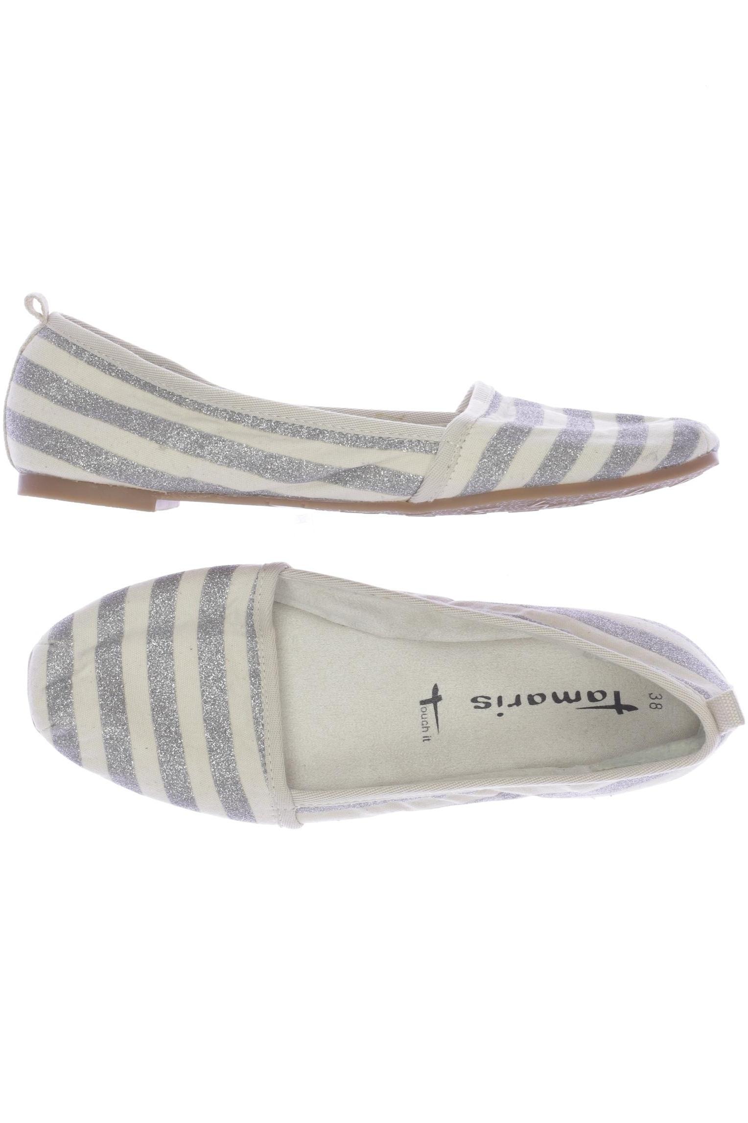 

Tamaris Damen Ballerinas, cremeweiß, Gr. 38