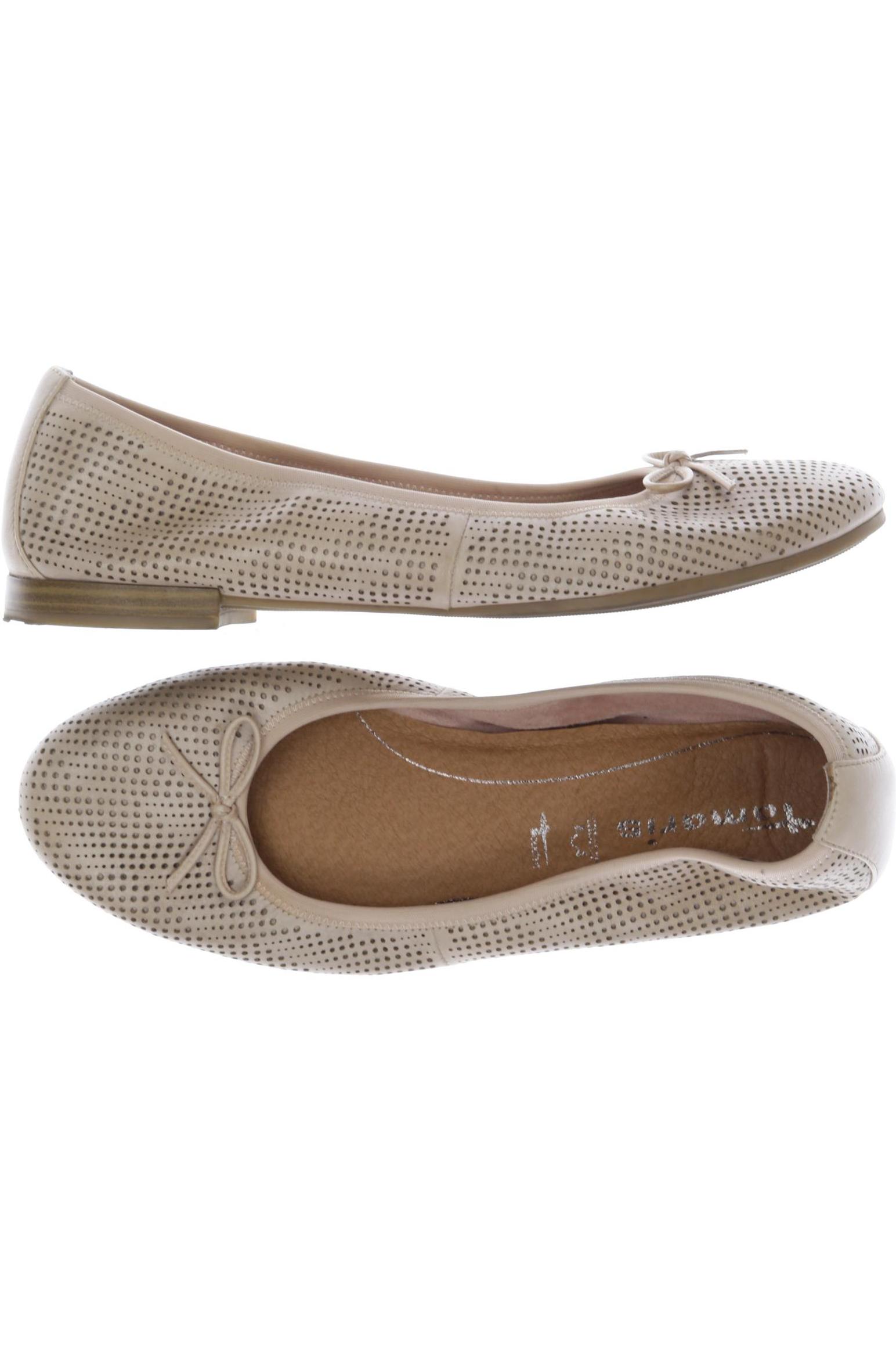

Tamaris Damen Ballerinas, beige, Gr. 40