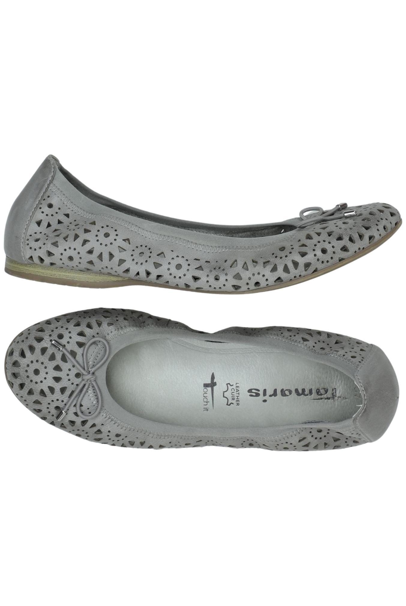 

Tamaris Damen Ballerinas, grau, Gr. 37