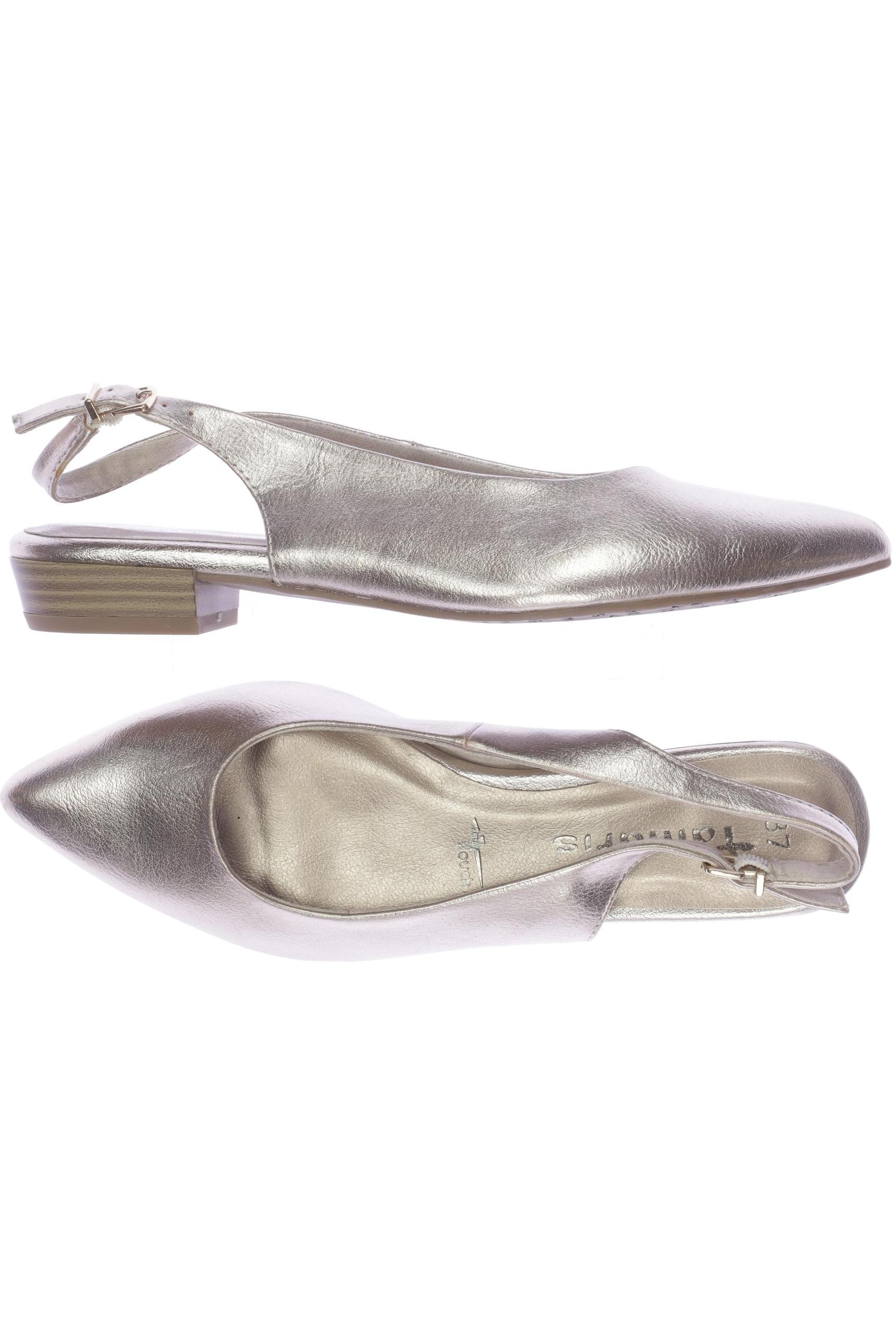

Tamaris Damen Ballerinas, gold, Gr. 37