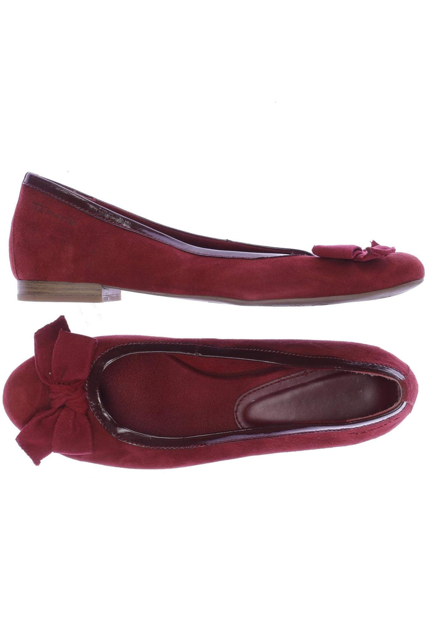 

Tamaris Damen Ballerinas, bordeaux, Gr. 37