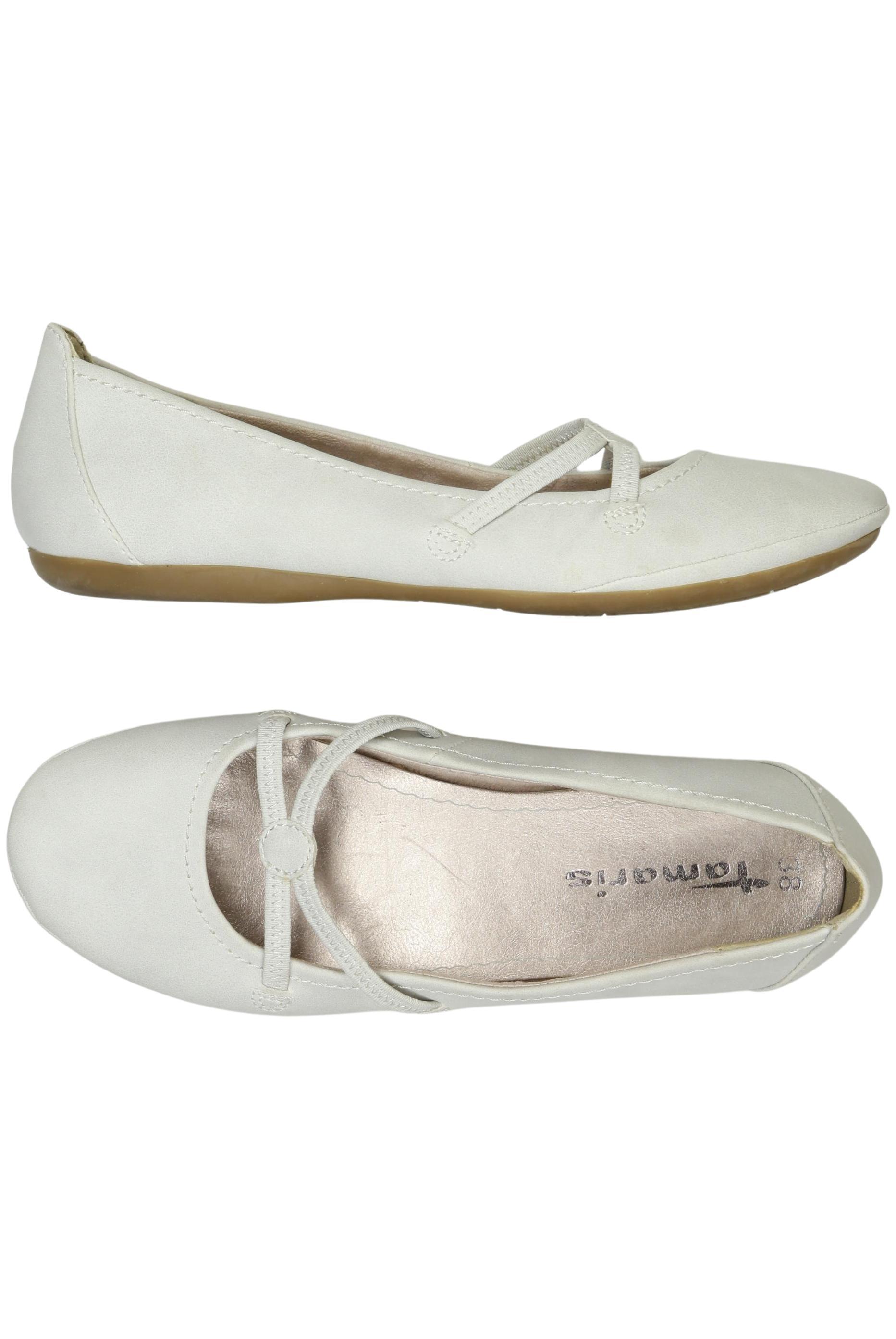 

Tamaris Damen Ballerinas, weiß, Gr. 38