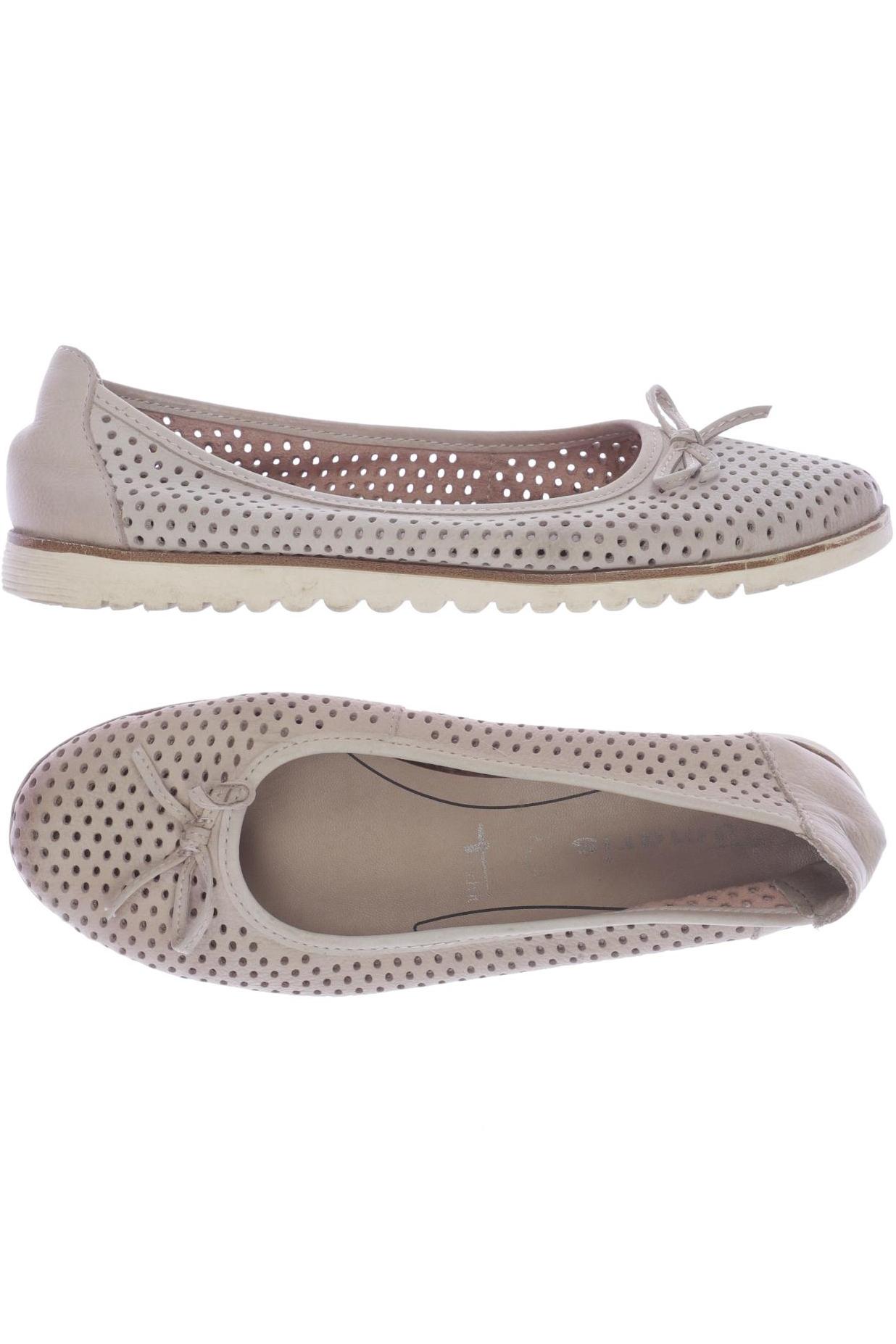 

Tamaris Damen Ballerinas, beige, Gr. 38