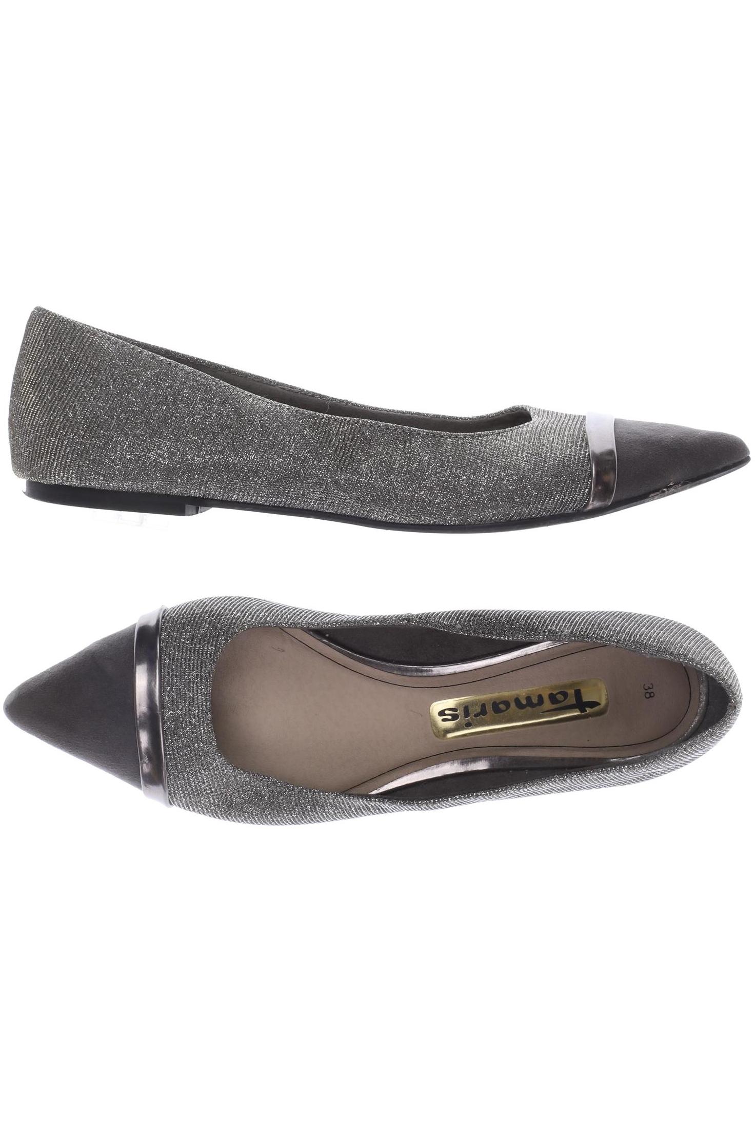 

Tamaris Damen Ballerinas, silber