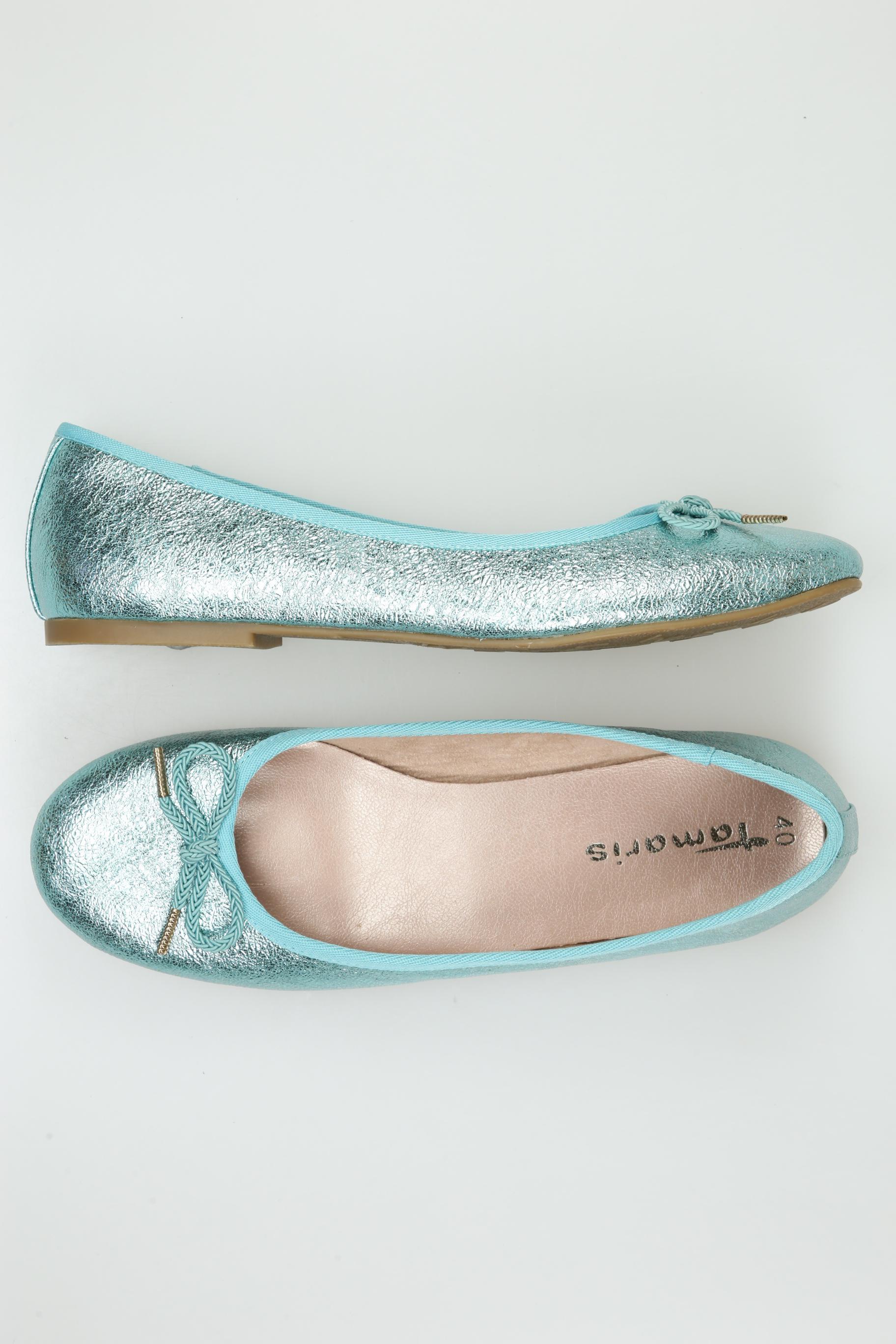 

Tamaris Damen Ballerinas, türkis, Gr. 40