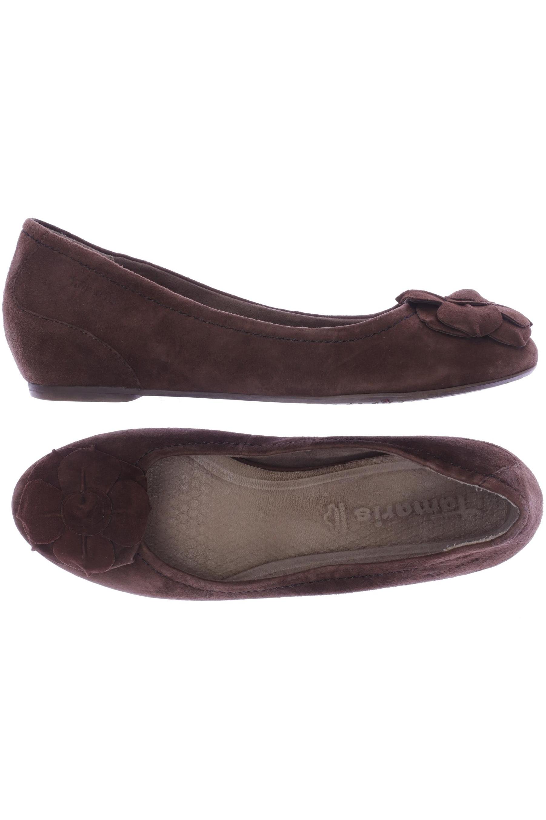

Tamaris Damen Ballerinas, braun, Gr. 38