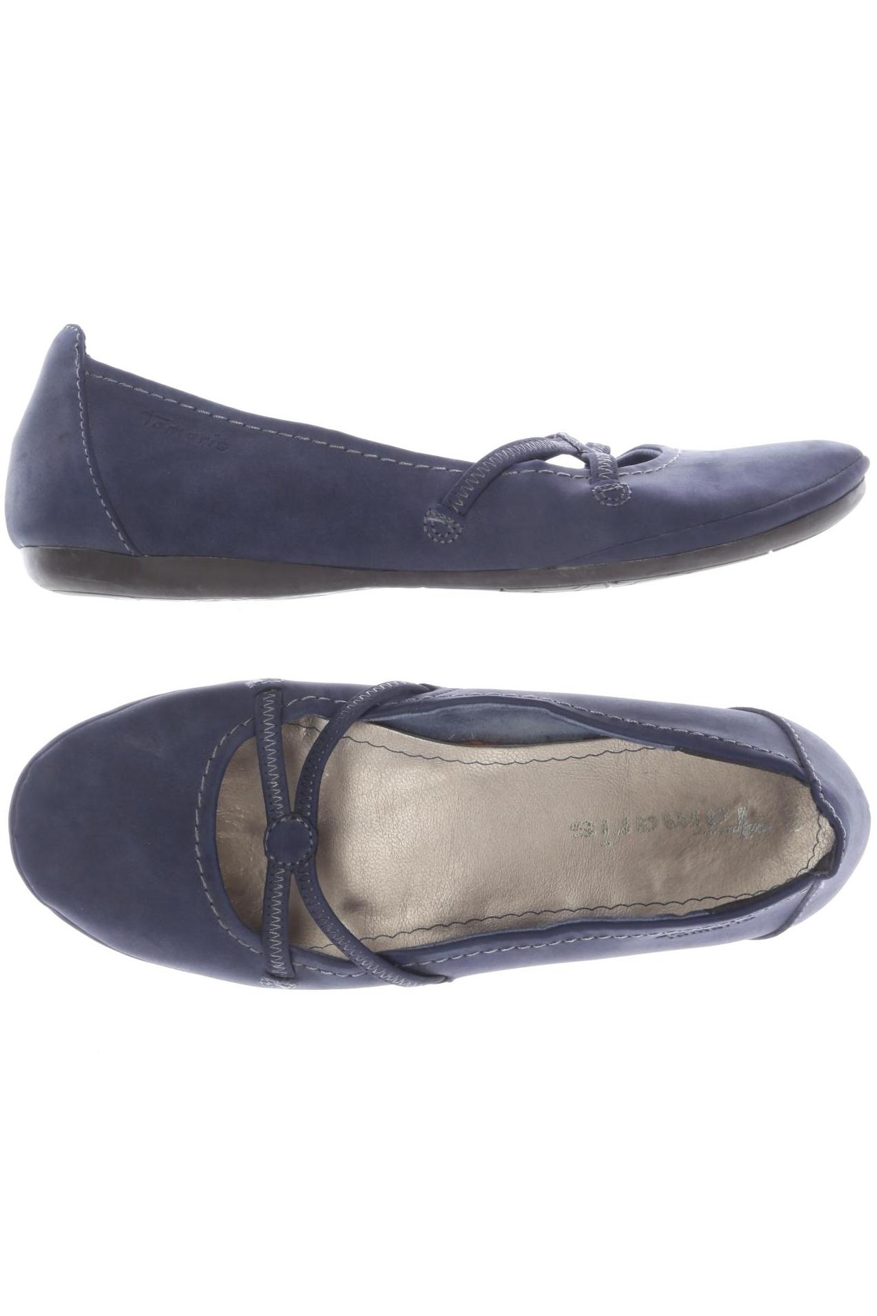 

Tamaris Damen Ballerinas, marineblau, Gr. 39