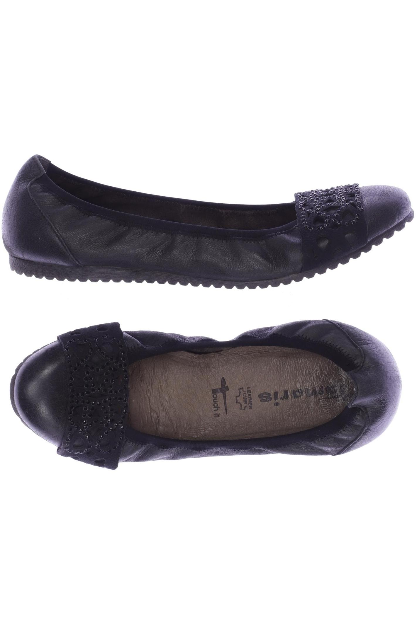

Tamaris Damen Ballerinas, schwarz, Gr. 38