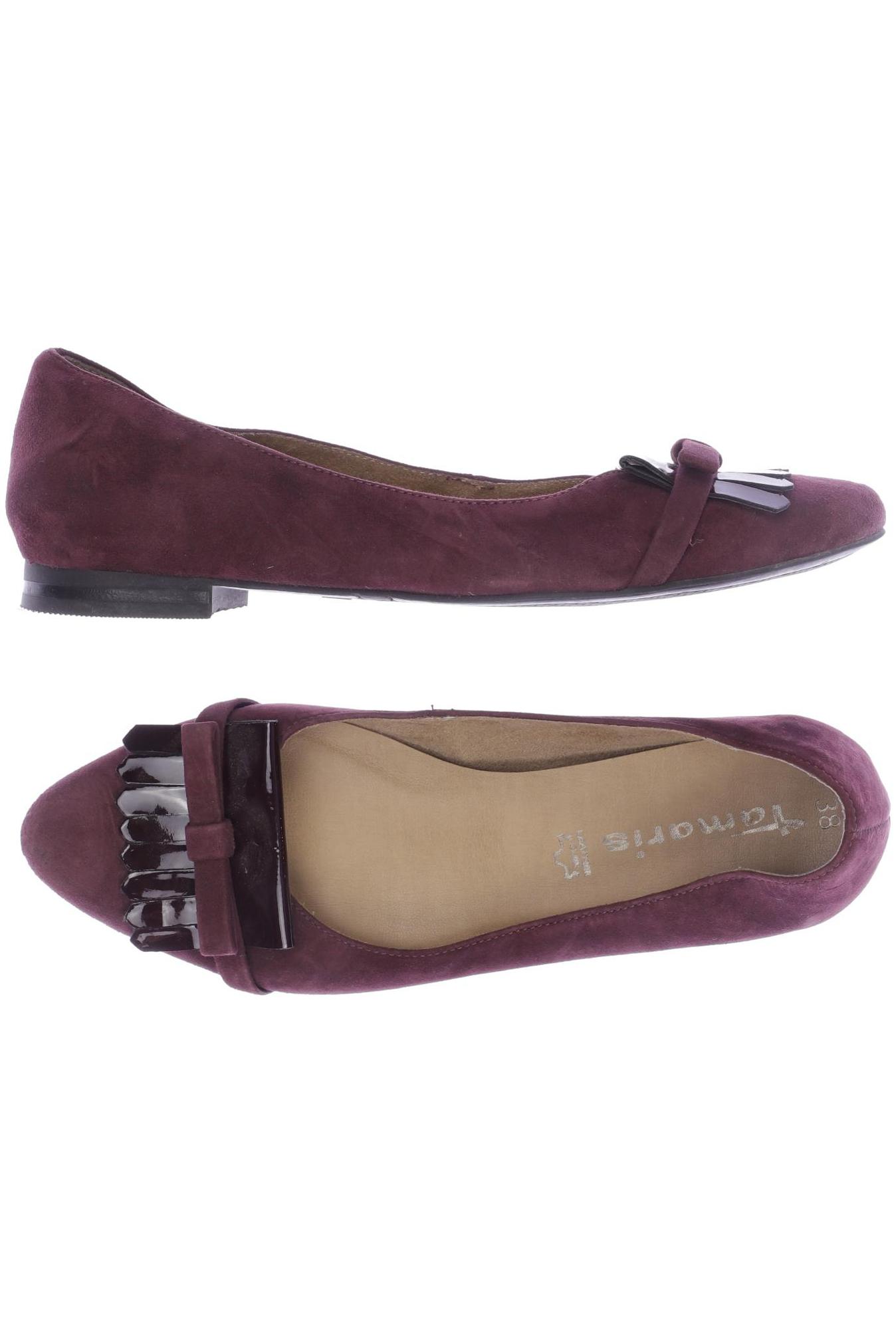 

Tamaris Damen Ballerinas, bordeaux, Gr. 38