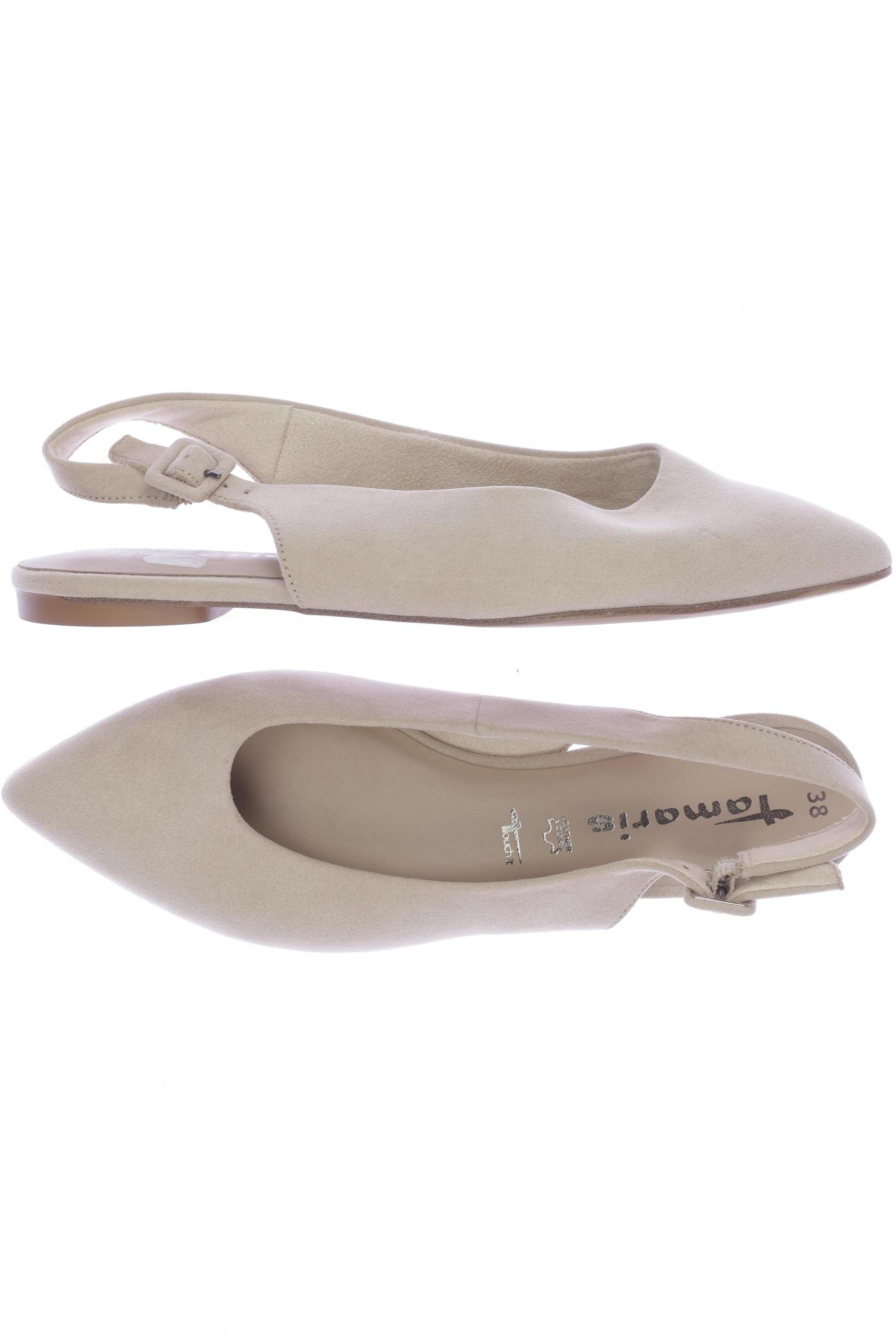 

Tamaris Damen Ballerinas, beige, Gr. 38