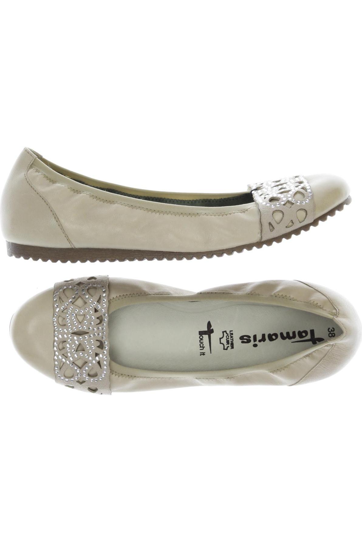 

Tamaris Damen Ballerinas, cremeweiß, Gr. 38