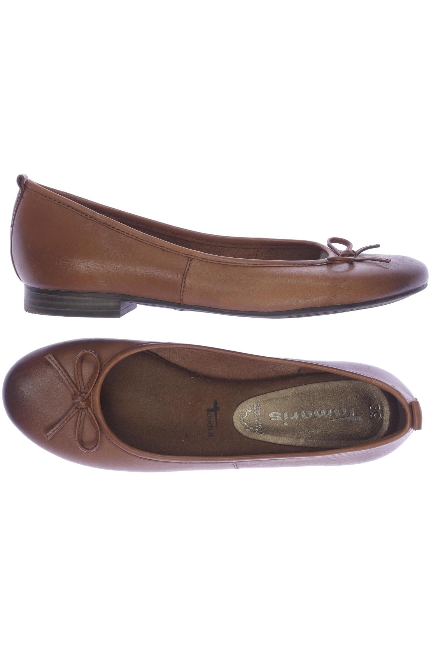 

Tamaris Damen Ballerinas, braun, Gr. 39
