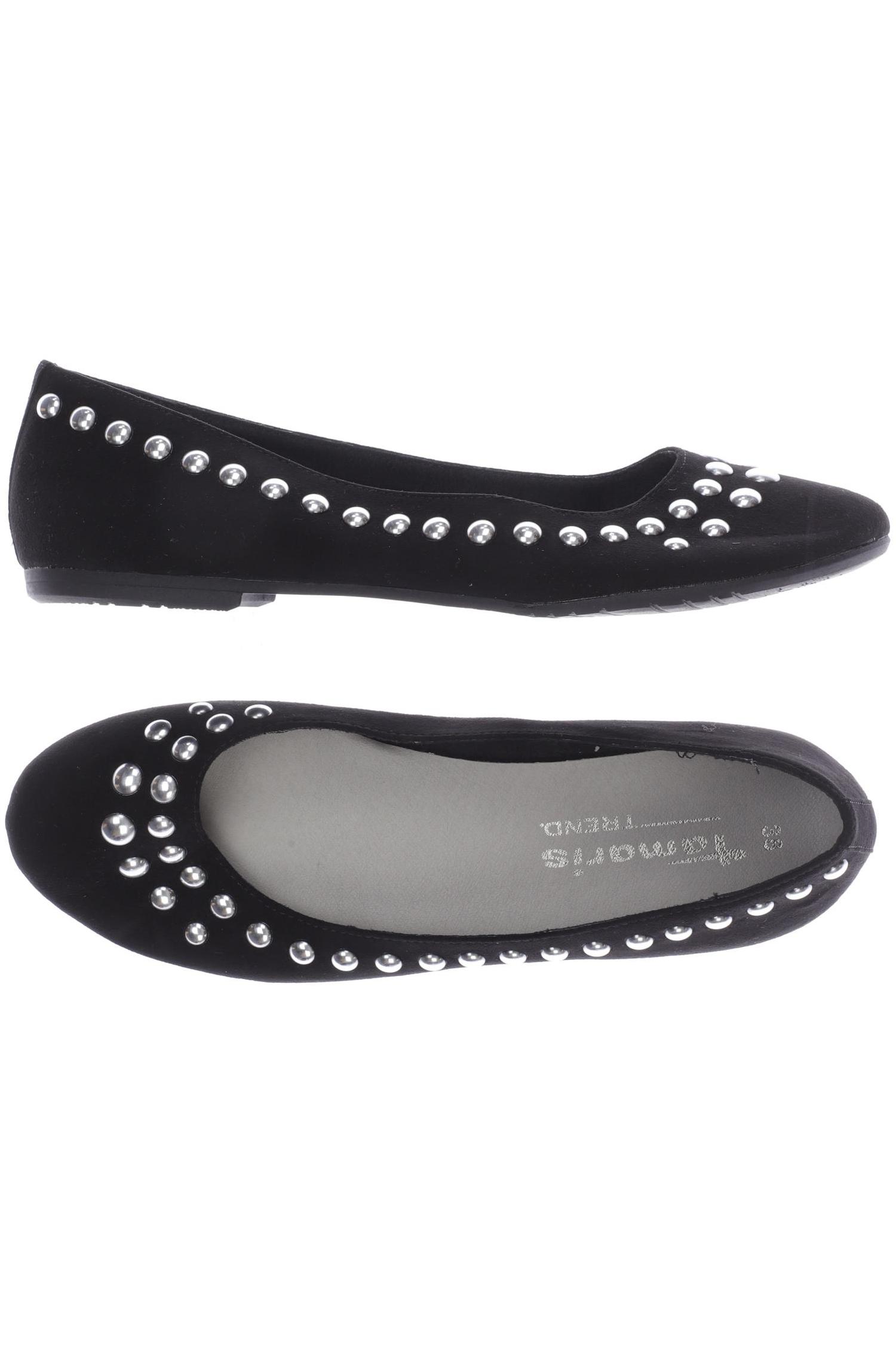 

Tamaris Damen Ballerinas, schwarz, Gr. 38