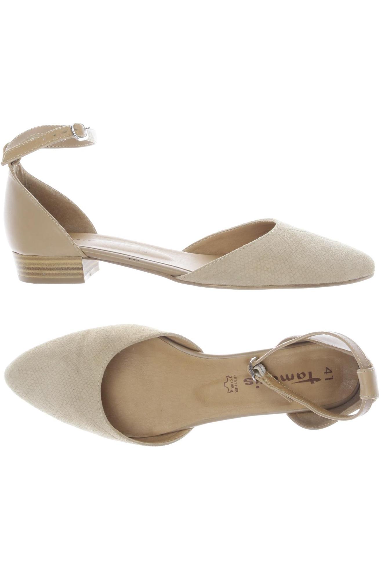 

Tamaris Damen Ballerinas, beige, Gr. 41