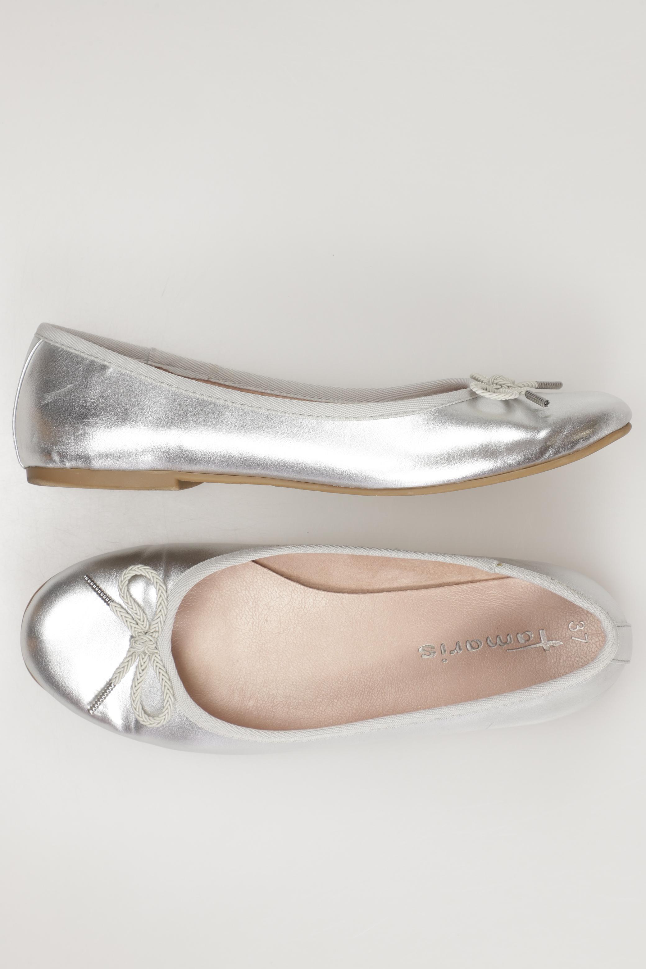 

Tamaris Damen Ballerinas, silber, Gr. 37
